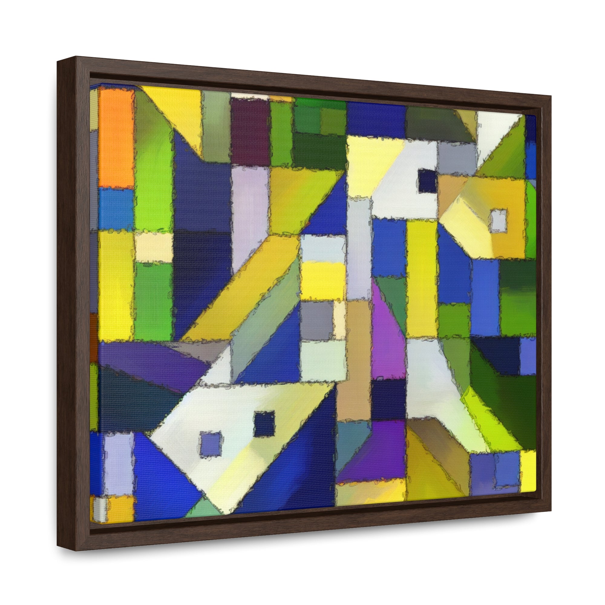 Fractured Harmony and Light | Framed Canvas