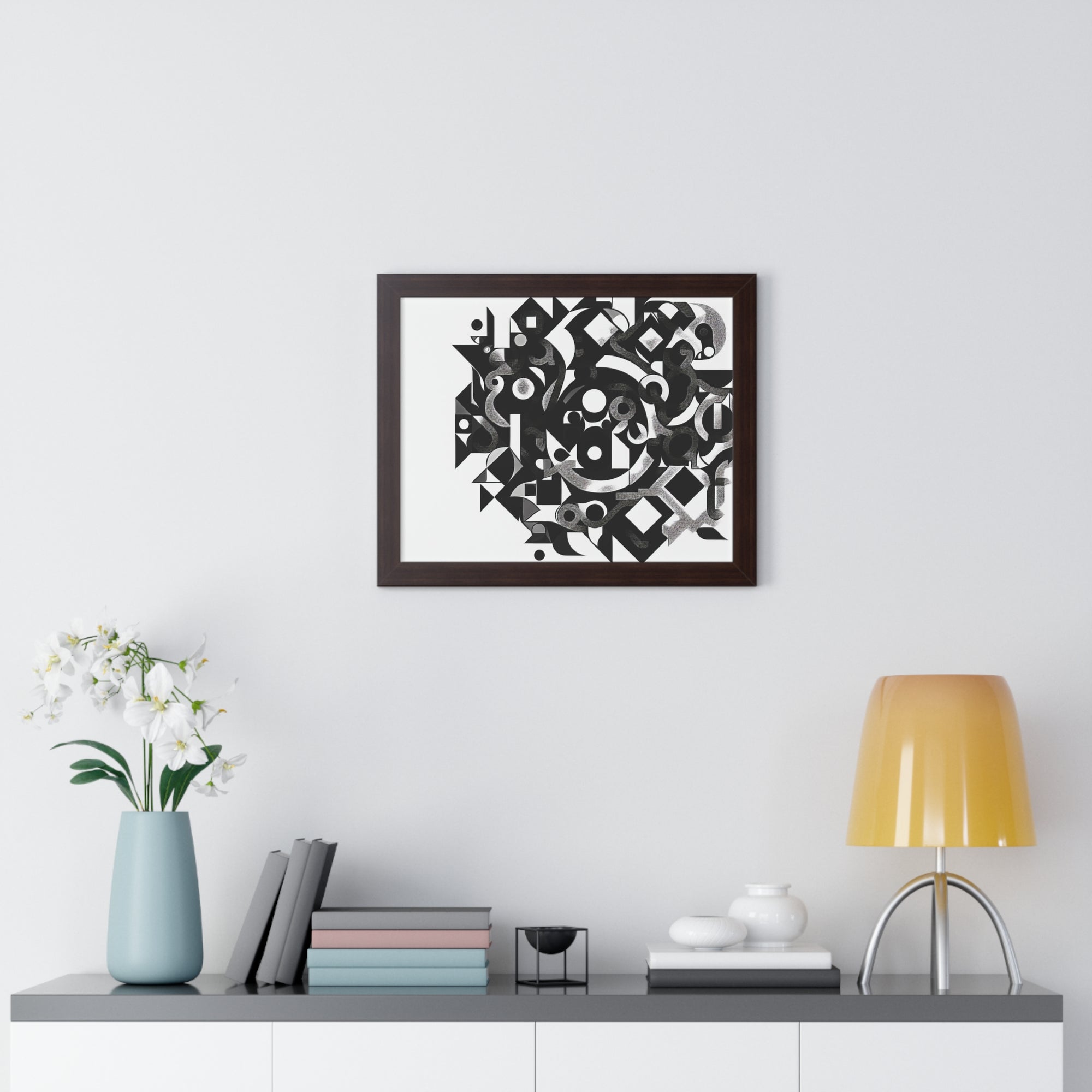Eclipse of Contrast | Framed Print