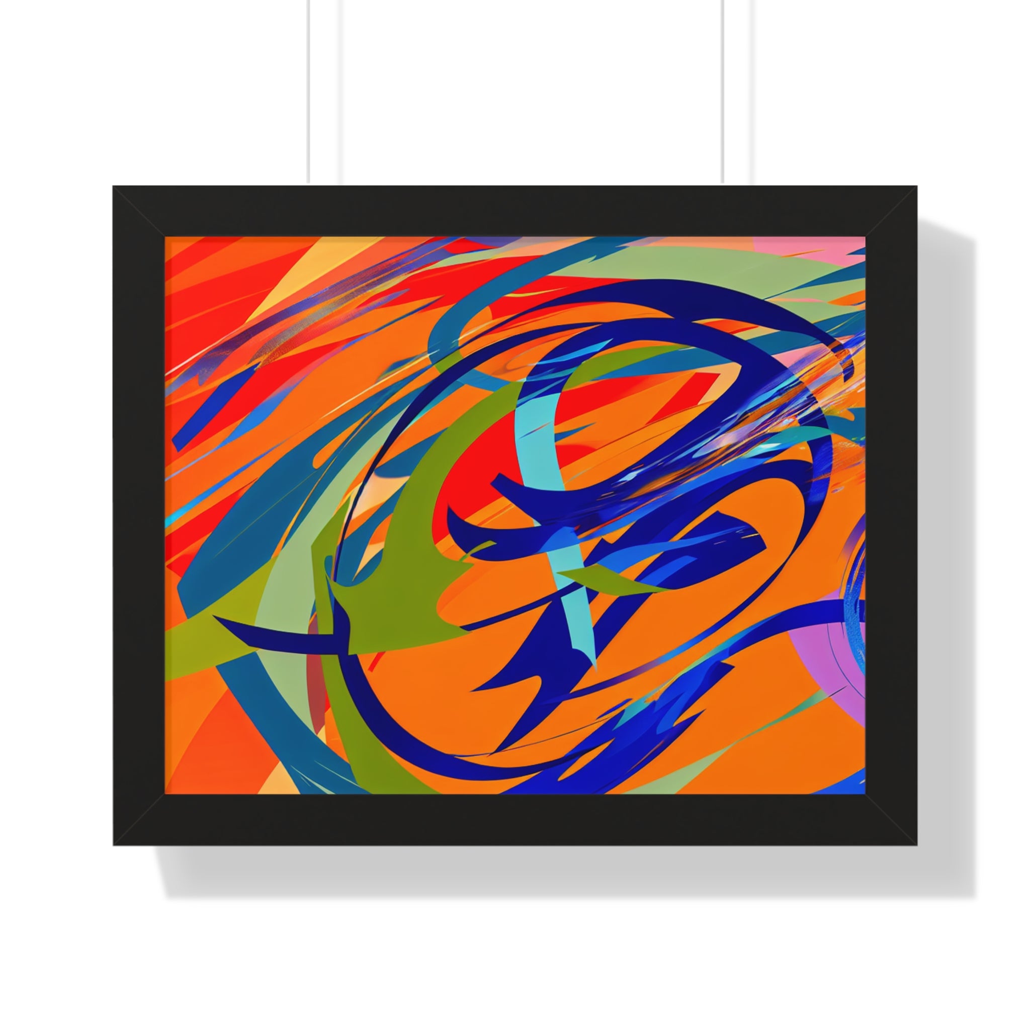 Chromatic Reverie and Motion | Framed Print