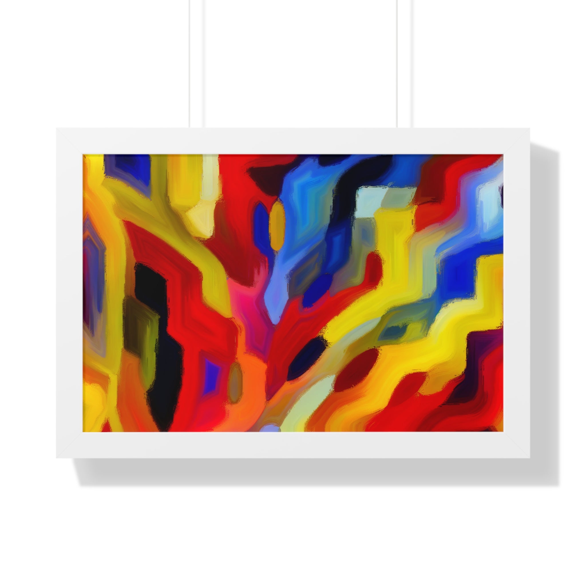 Chromatic Chaos Unveiled | Framed Print