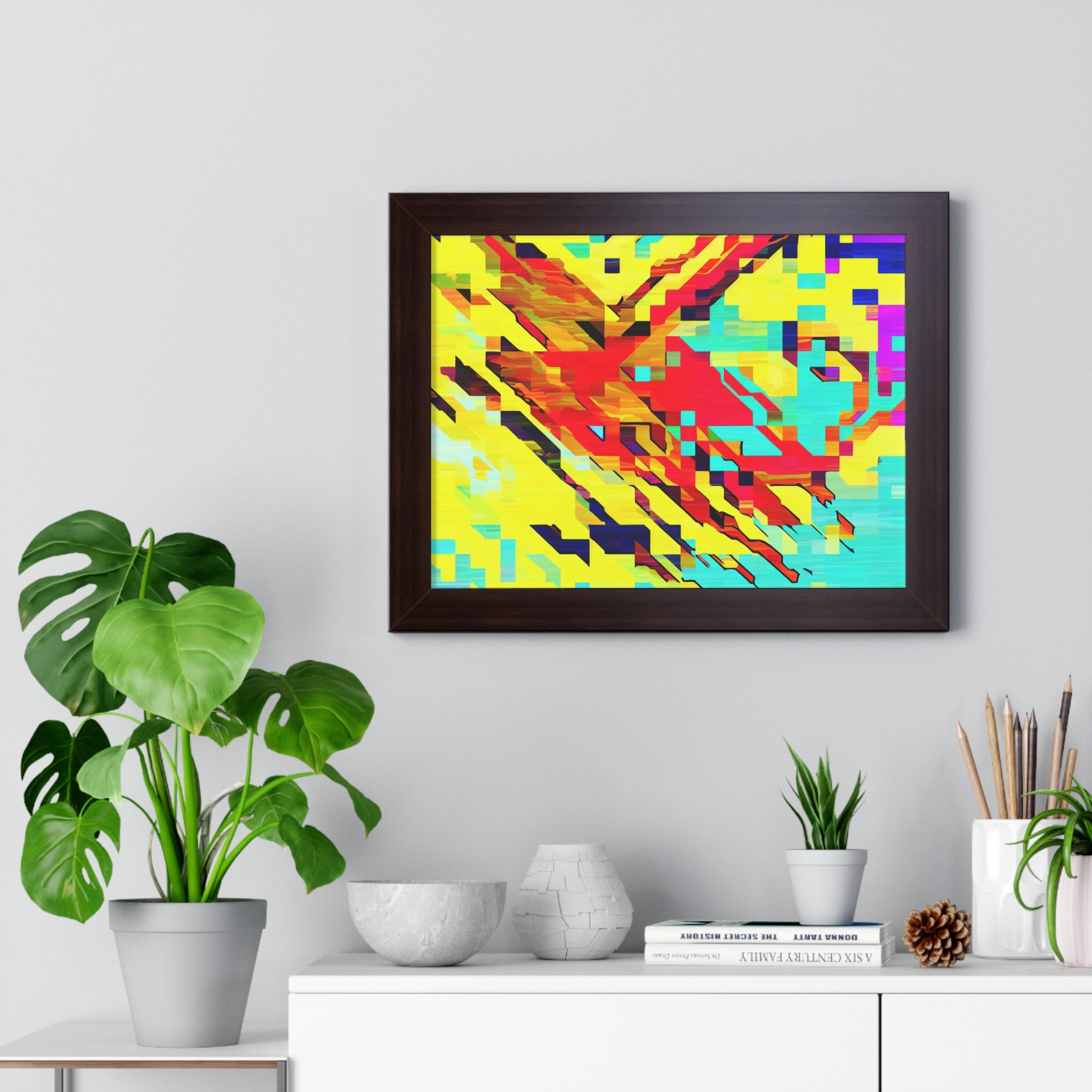 Euphoria in Pixels | Framed Print