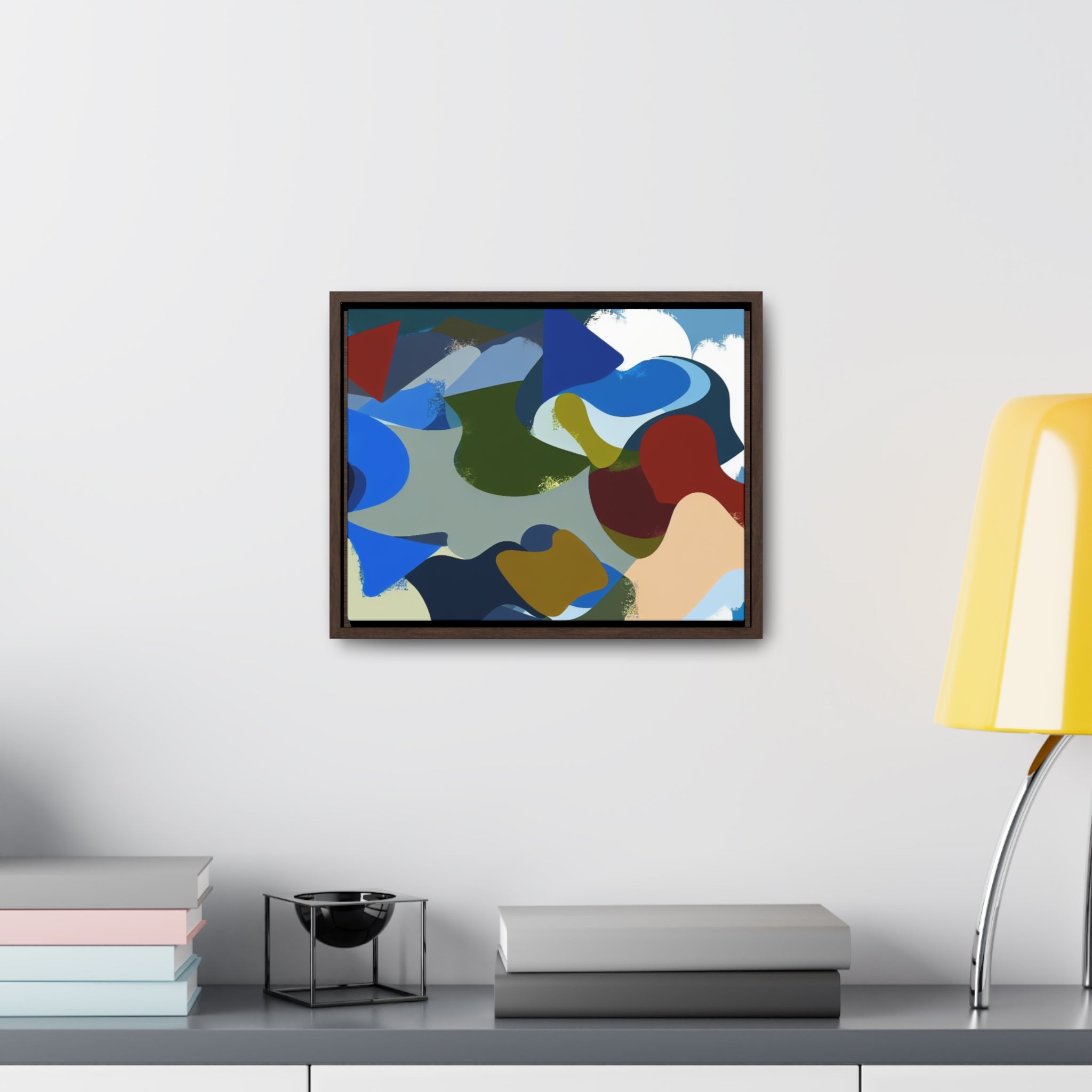 Elysian Echoes of Earth | Framed Canvas