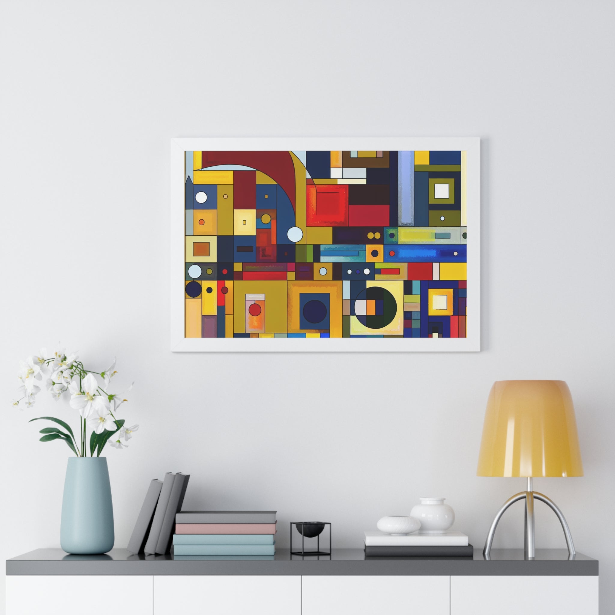 Chromatic Intersections | Framed Print