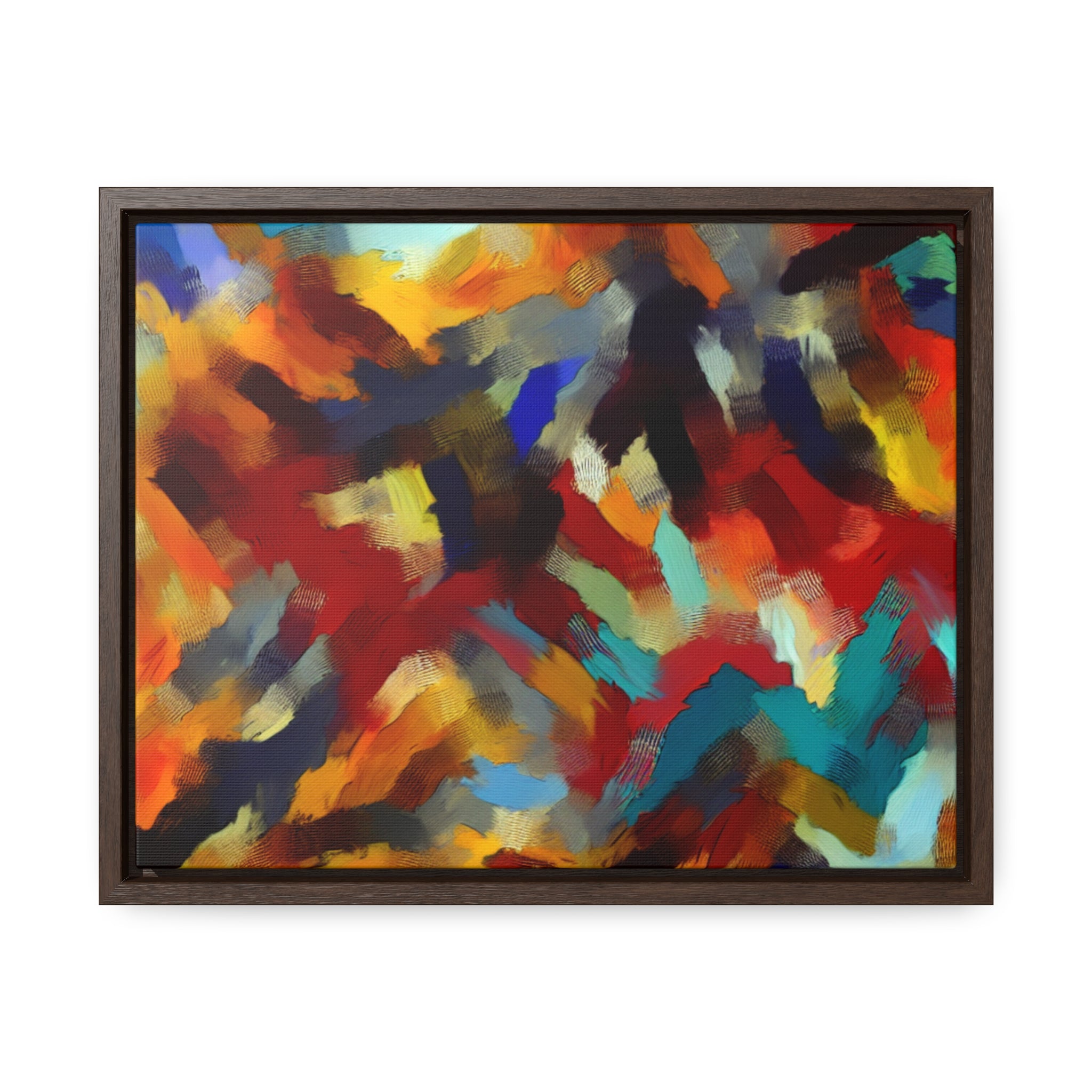 Euphoria in Chaos | Framed Canvas