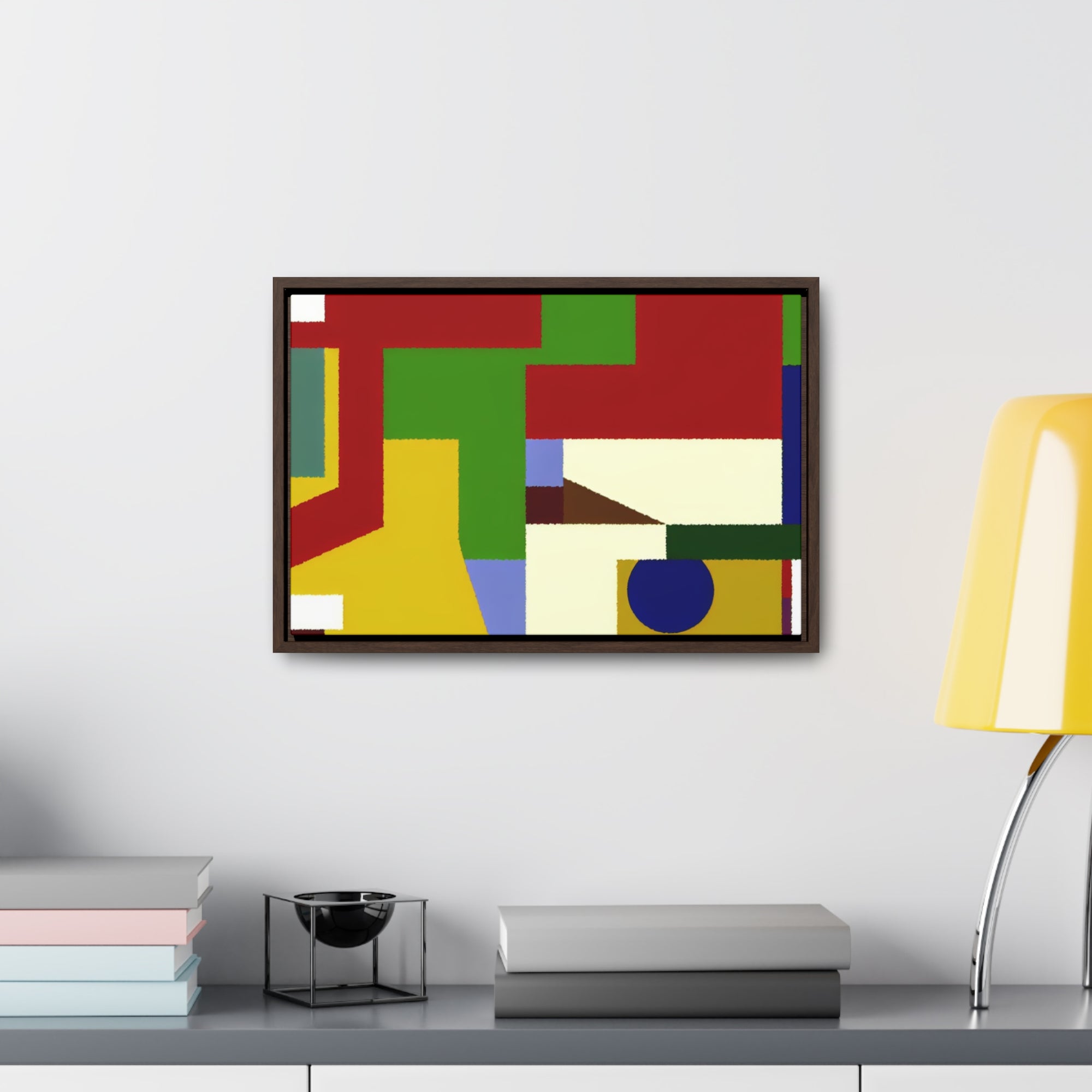 Geometric Harmony Unleashed | Framed Canvas