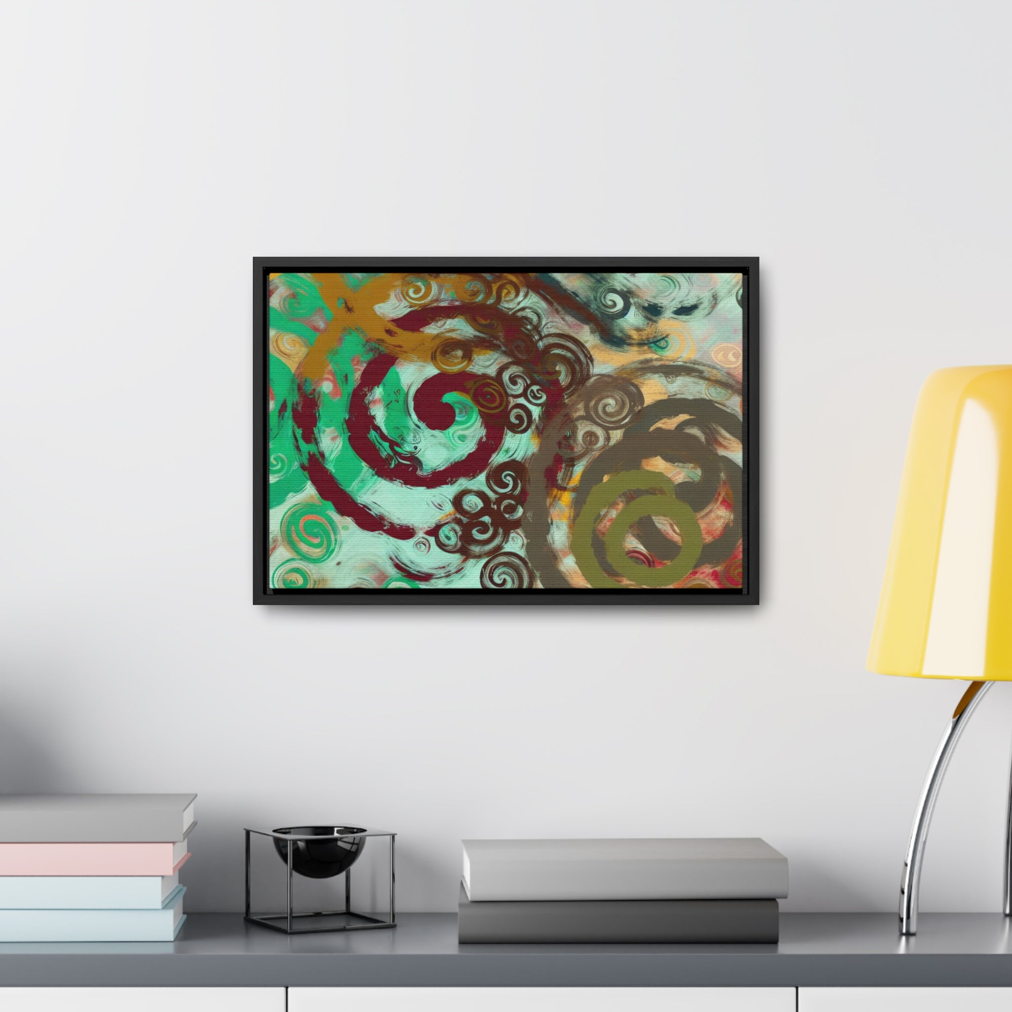 Dance of Colors | Framed Canvas