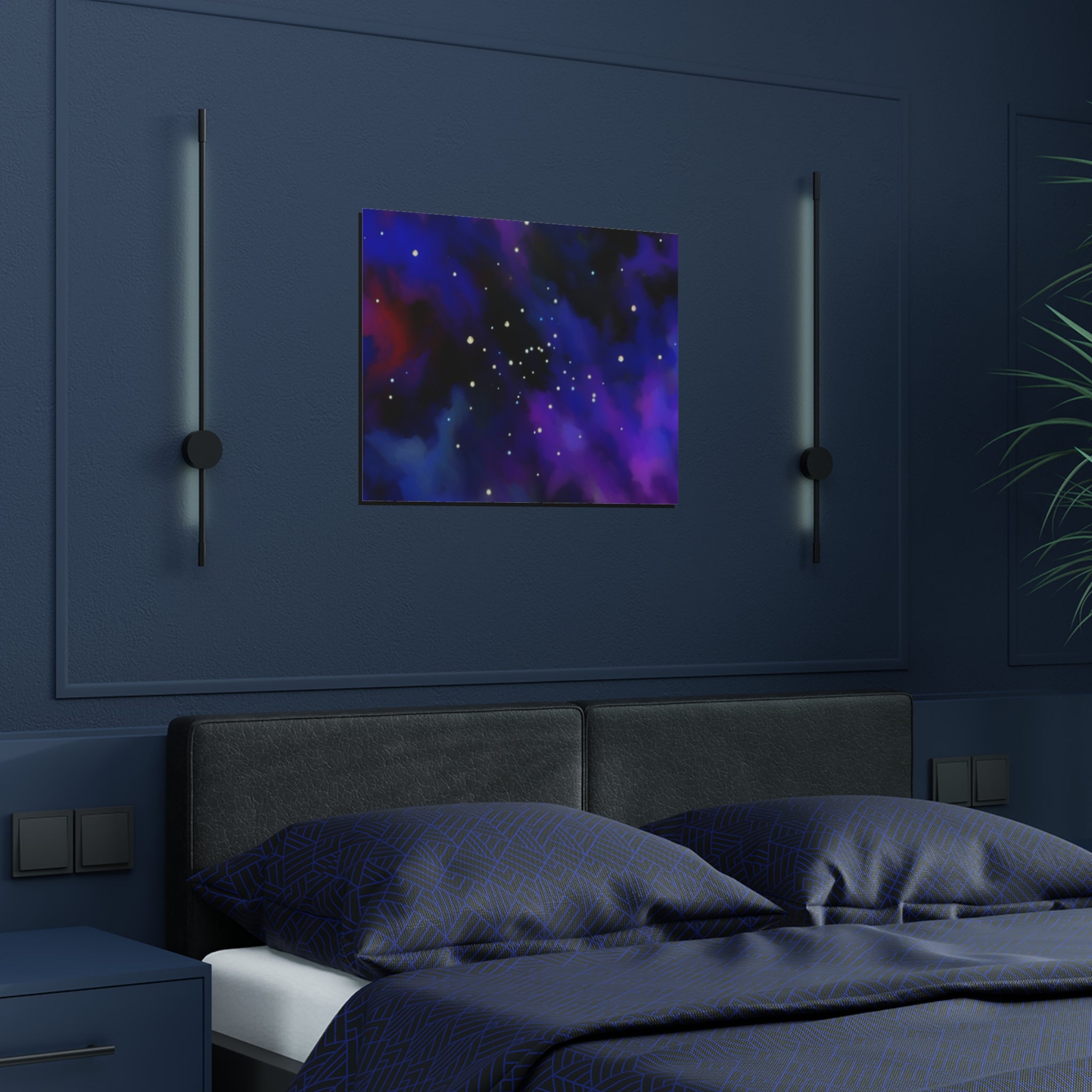 Celestial Whispers and Dreams | Satin Print