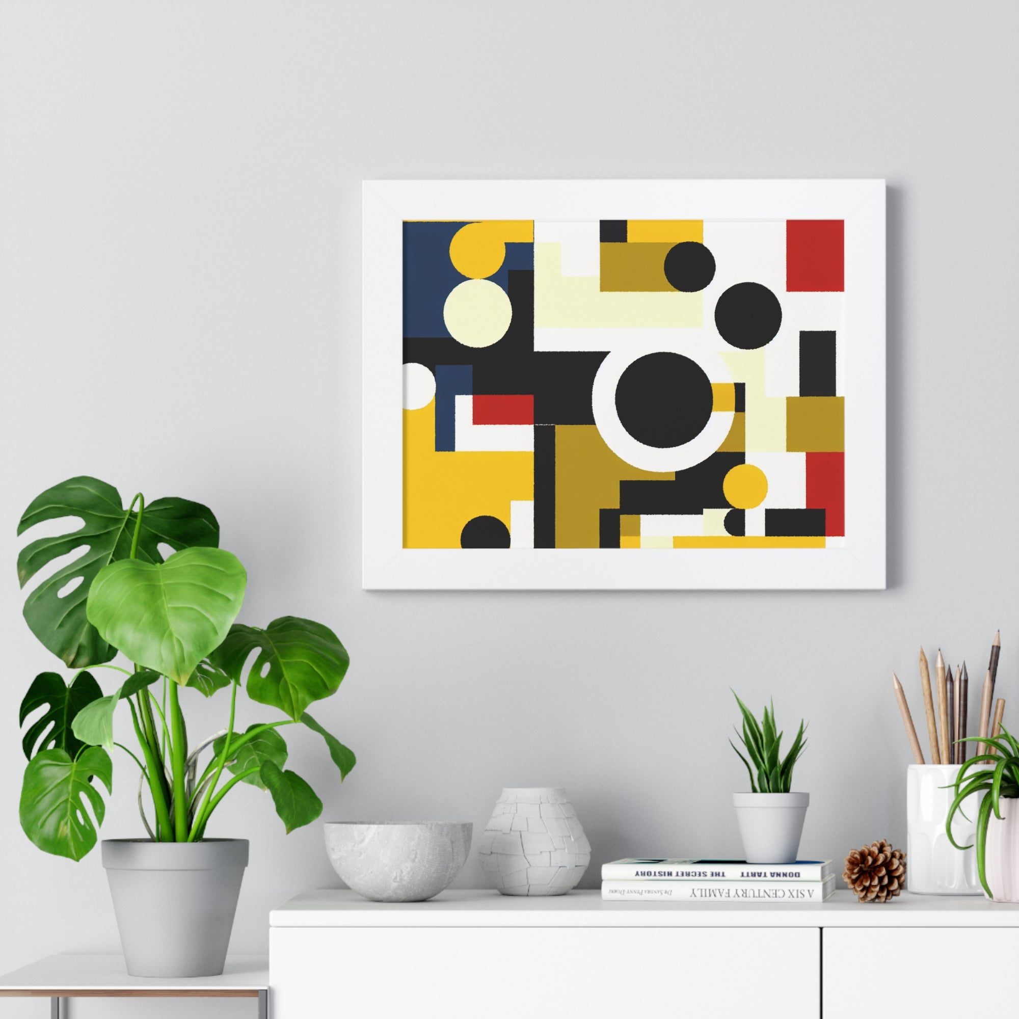 Energized Geometric Harmony | Framed Print