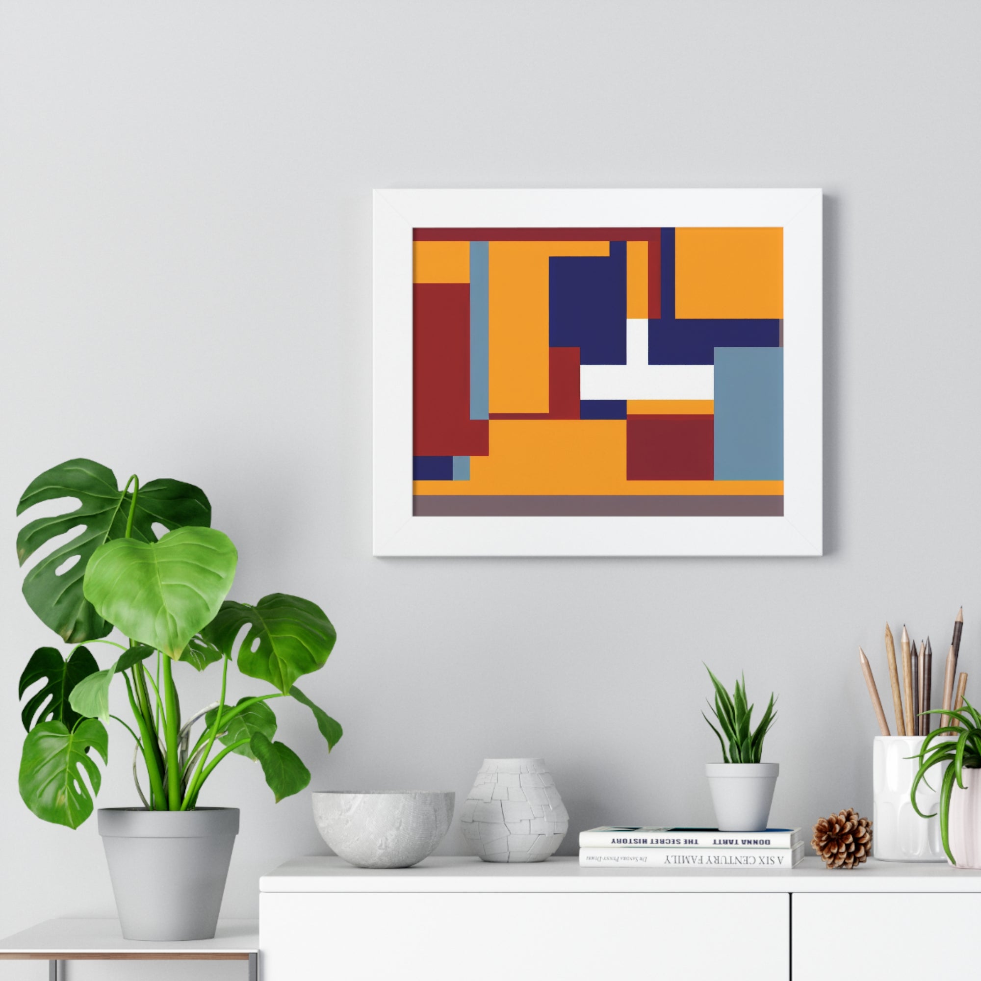 Harmony in Geometry | Framed Print