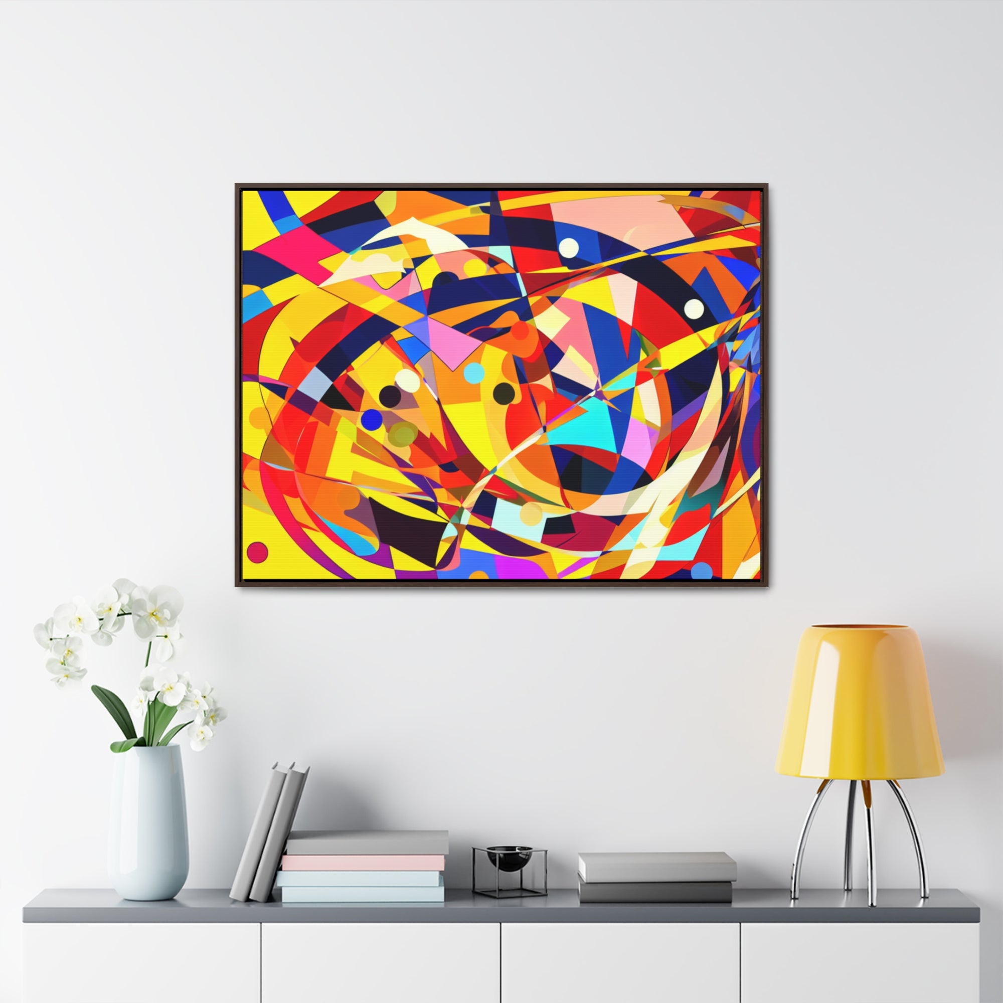 Kaleidoscope of Élan | Framed Canvas