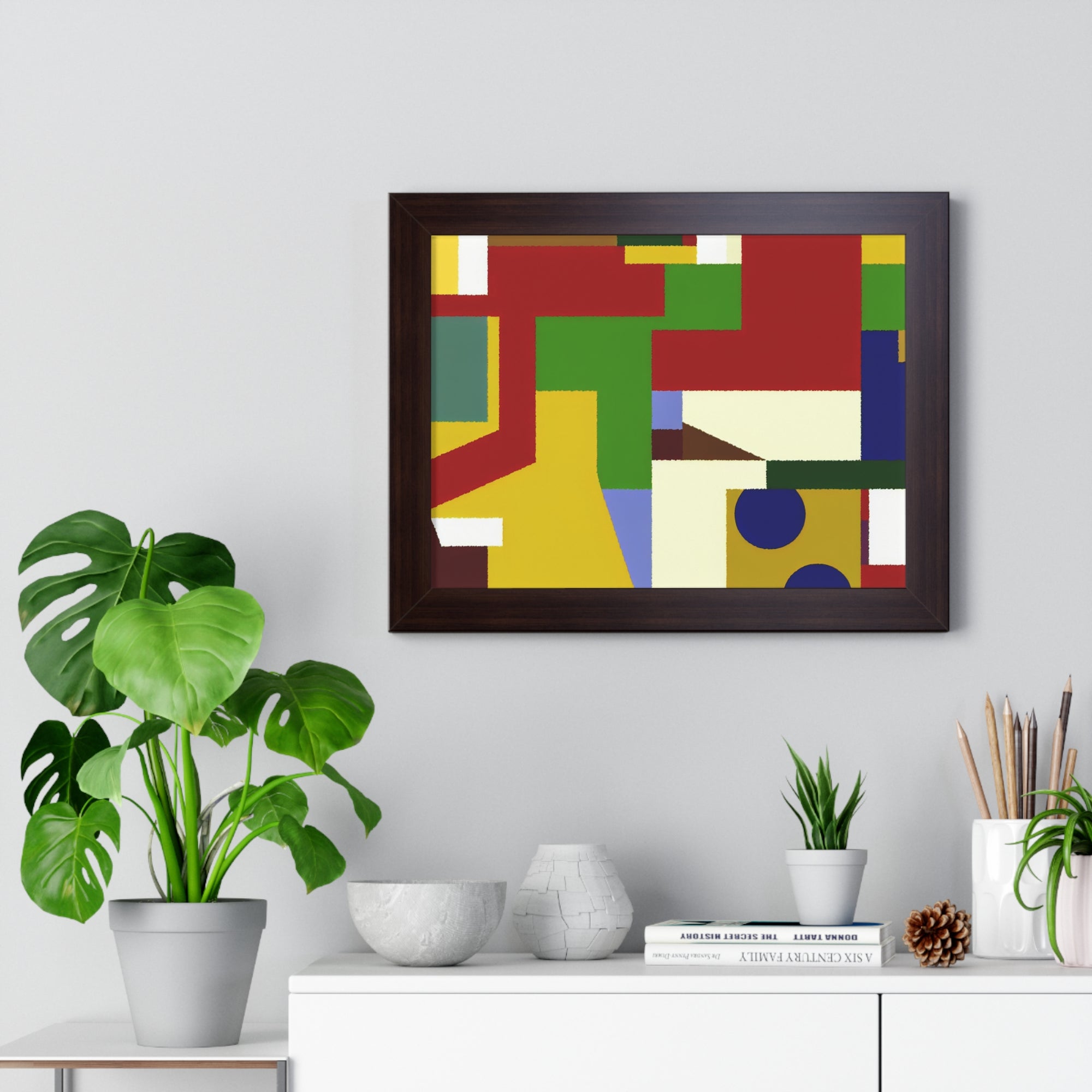 Geometric Harmony Unleashed | Framed Print