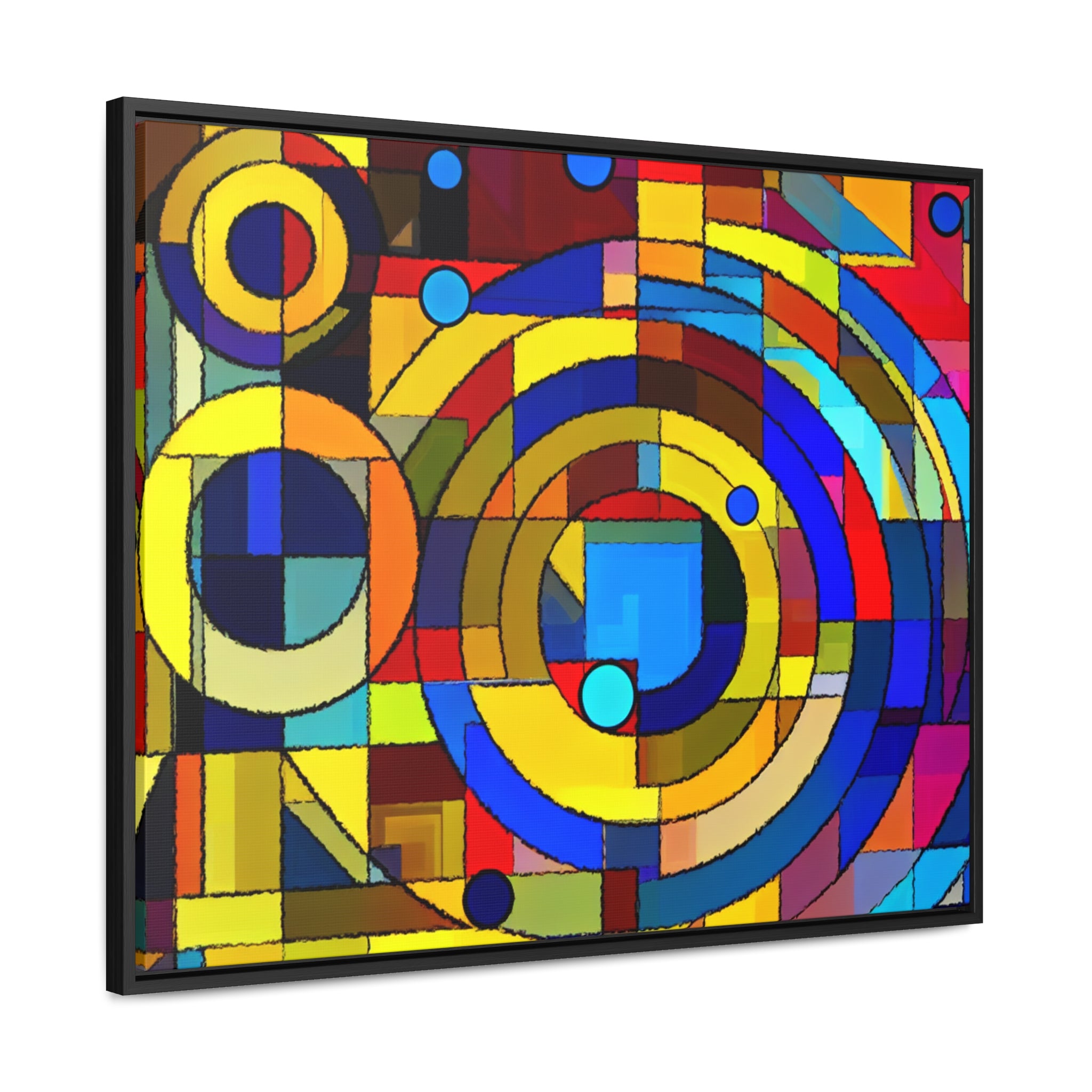 Dynamic Chaos and Harmony | Framed Canvas