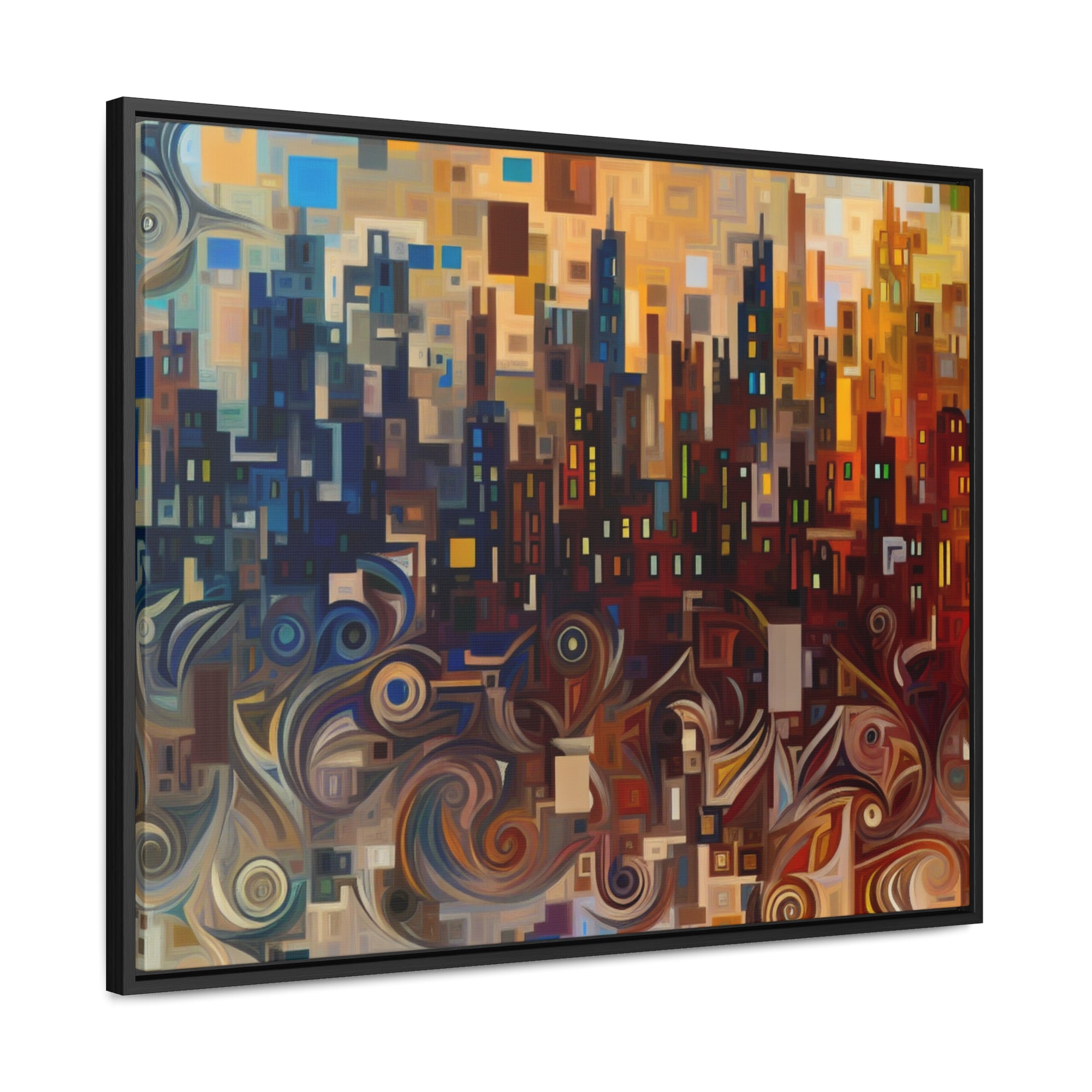 Metropolitan Rhythm | Framed Canvas