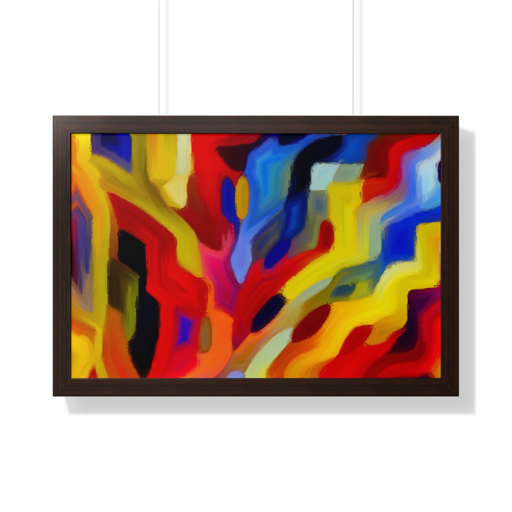 Chromatic Chaos Unveiled | Framed Print