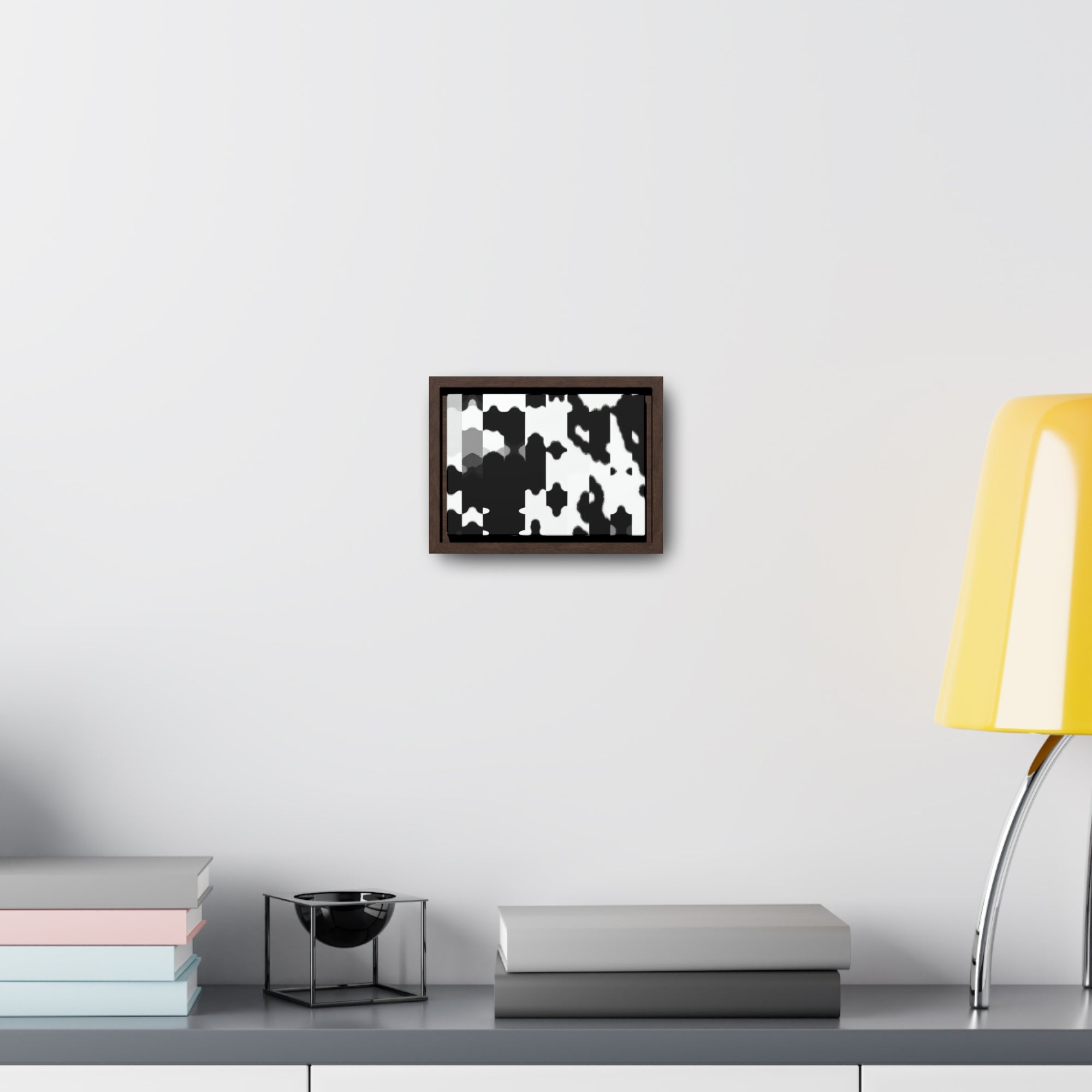 Tension in Monochrome | Framed Canvas