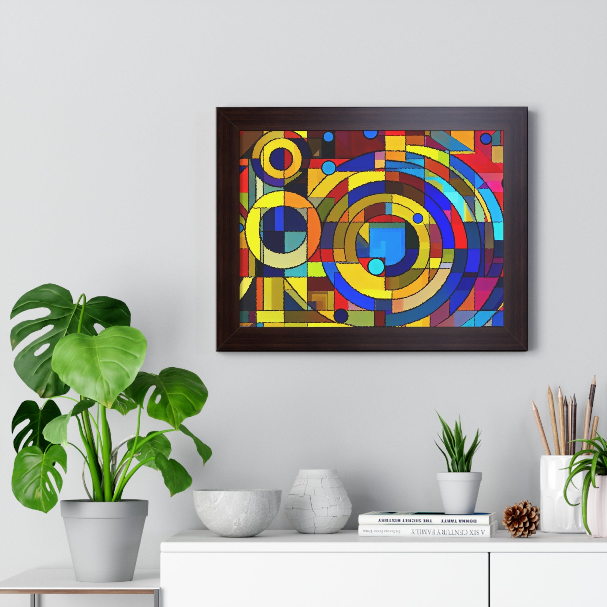 Dynamic Chaos and Harmony | Framed Print