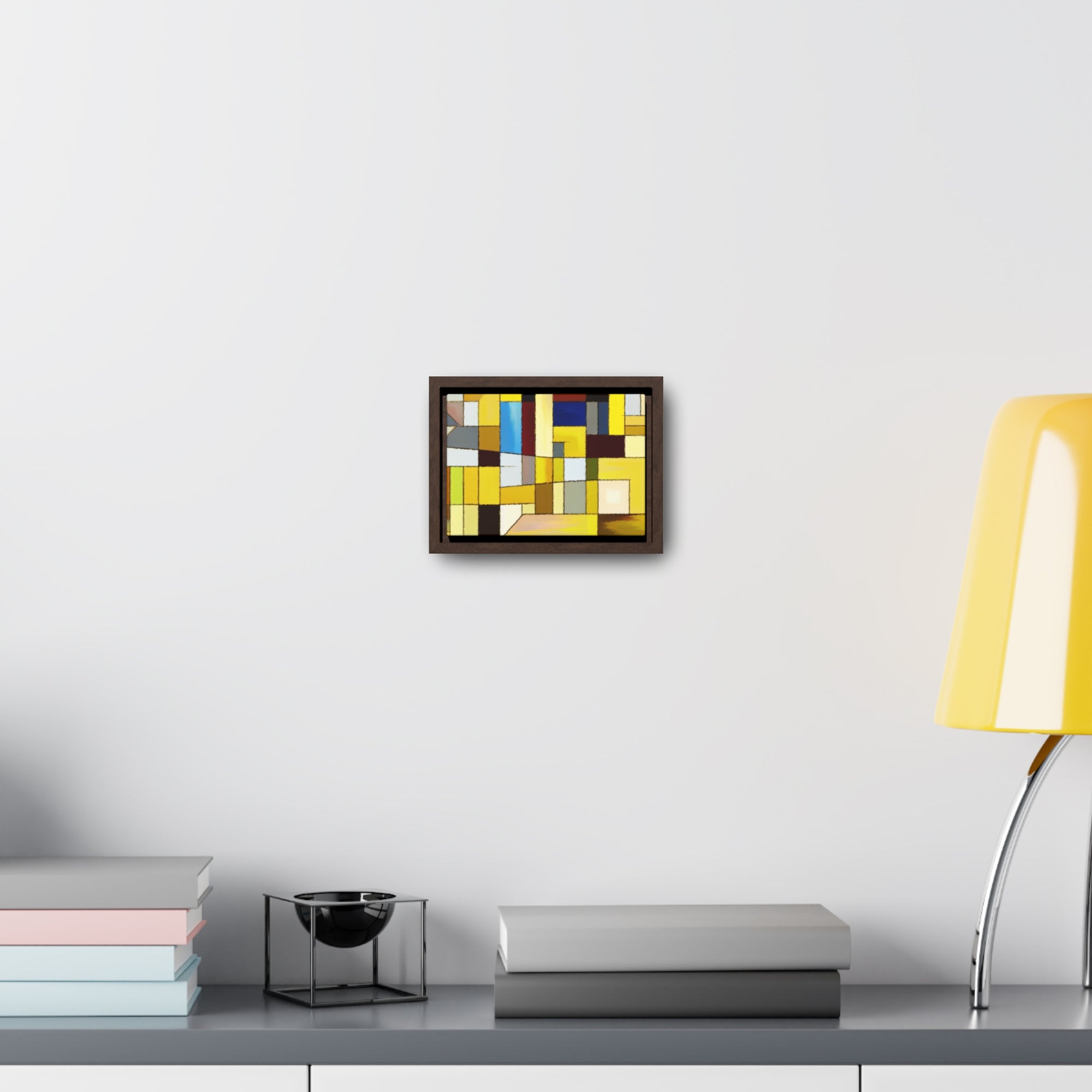 Chromatic Fragments and Light | Framed Canvas