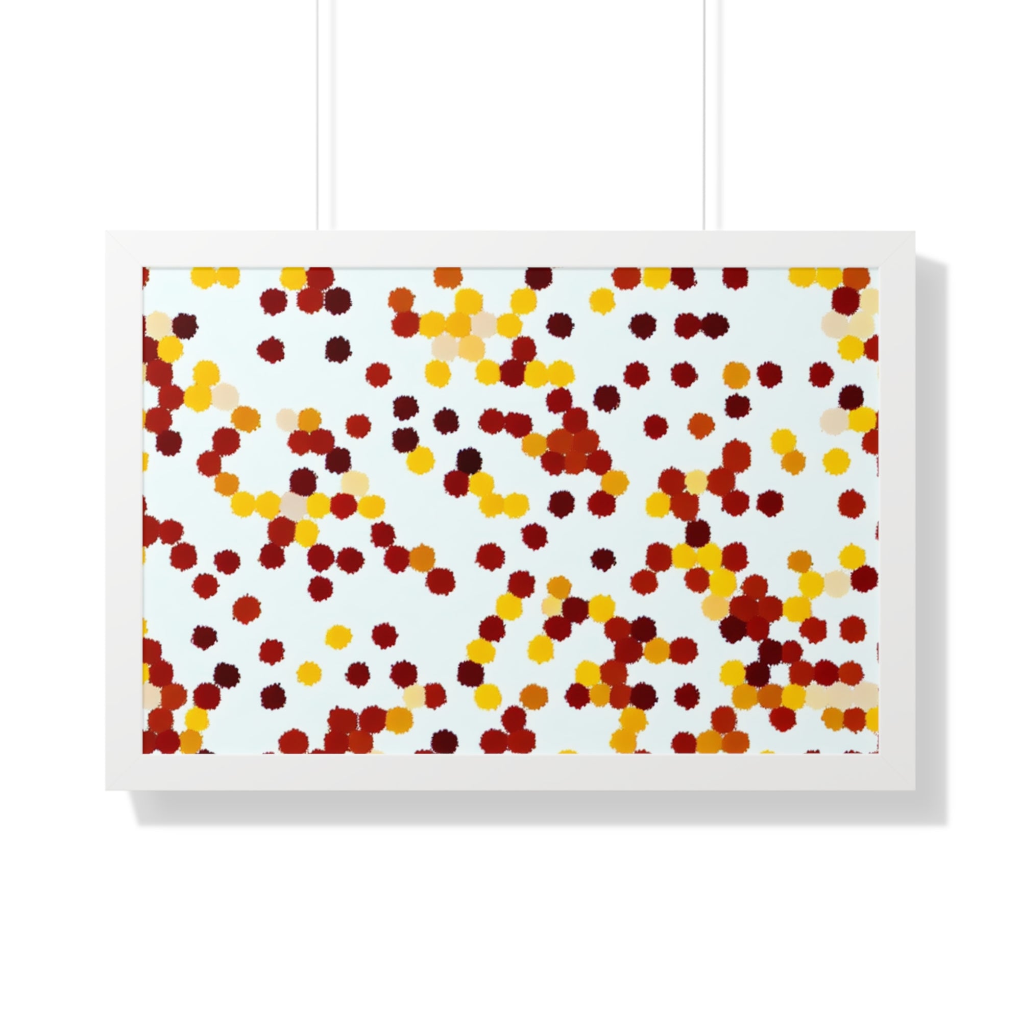 Ebullient Dots of Harmony | Framed Print