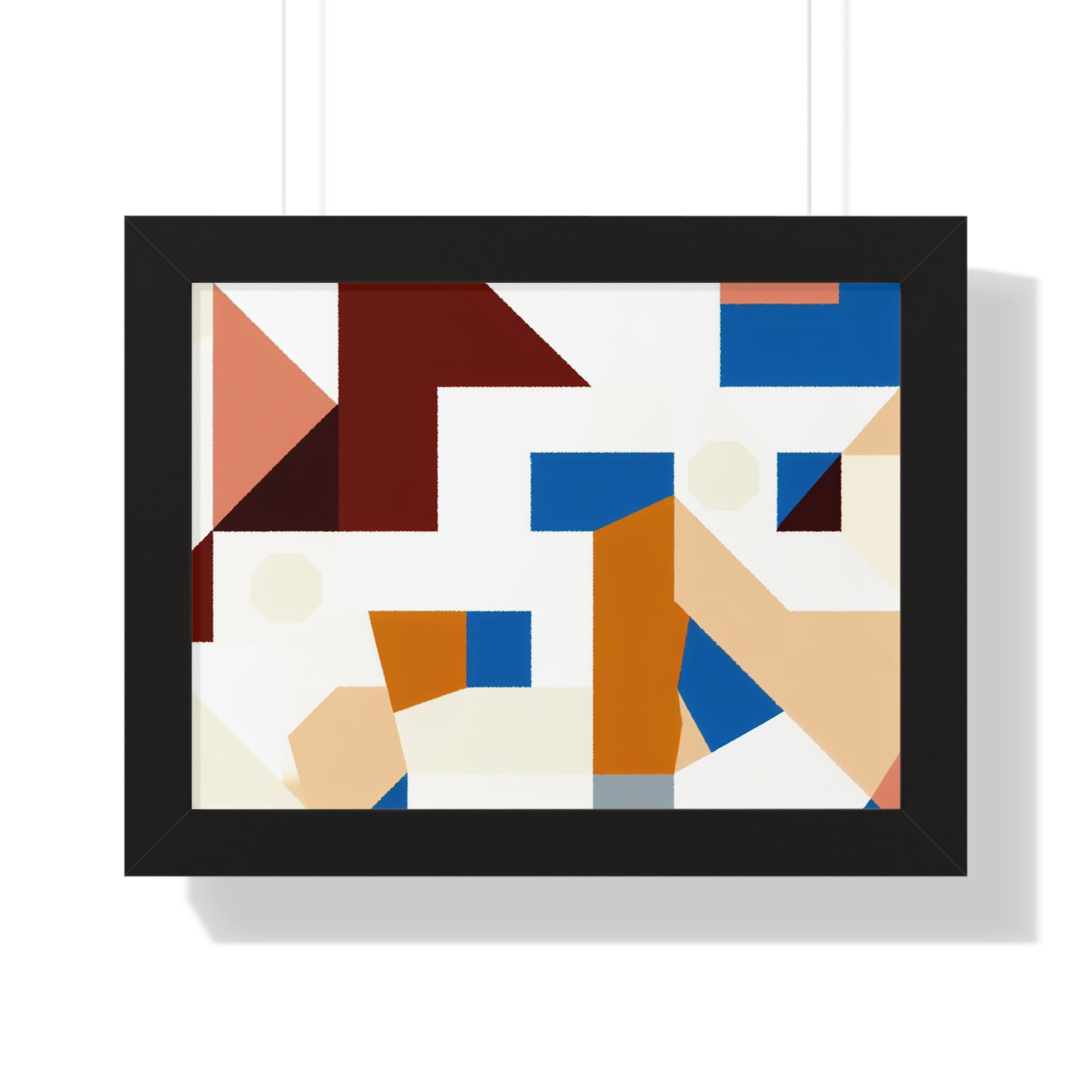 Rhythmic Fragments of Color | Framed Print