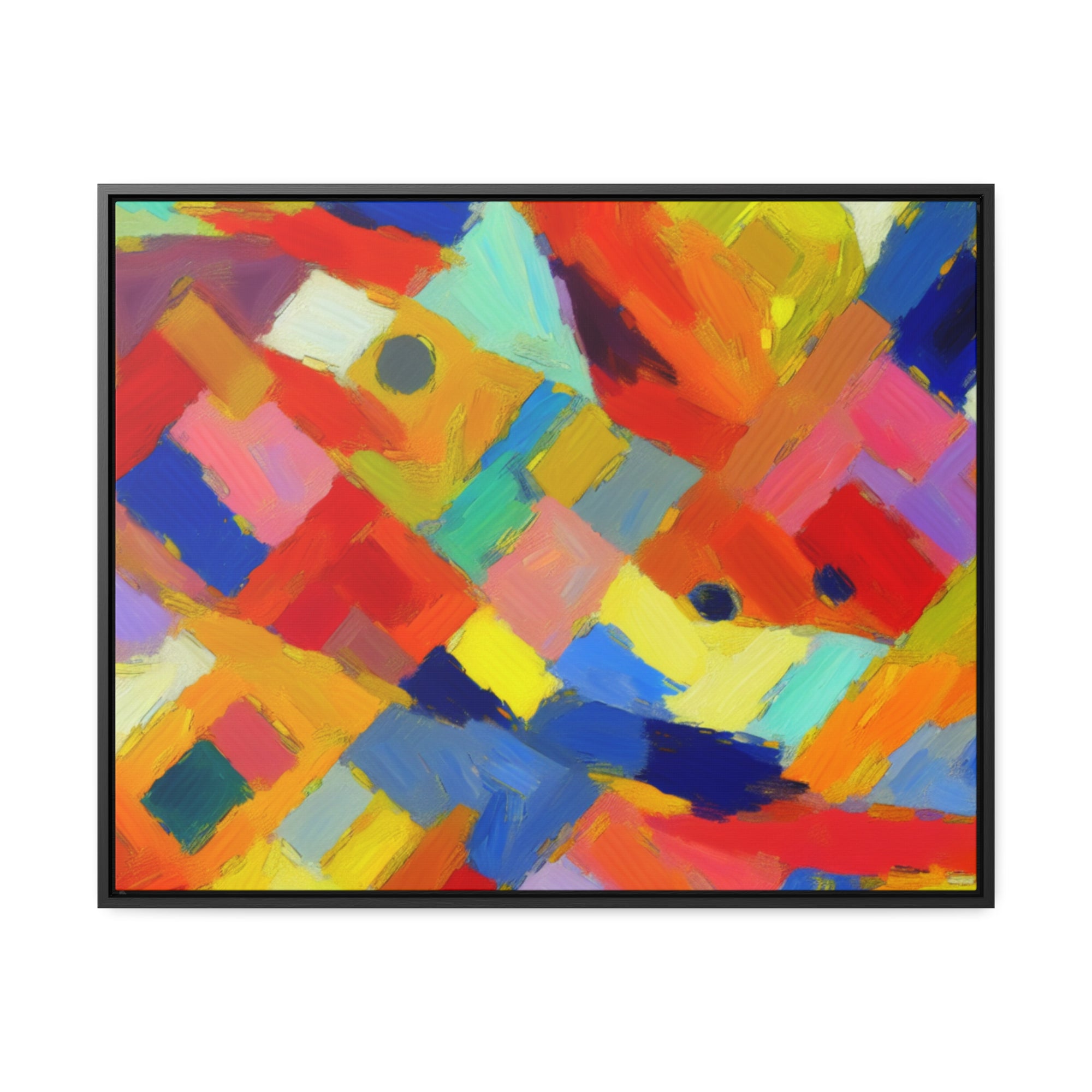 Dynamic Harmony in Color | Framed Canvas