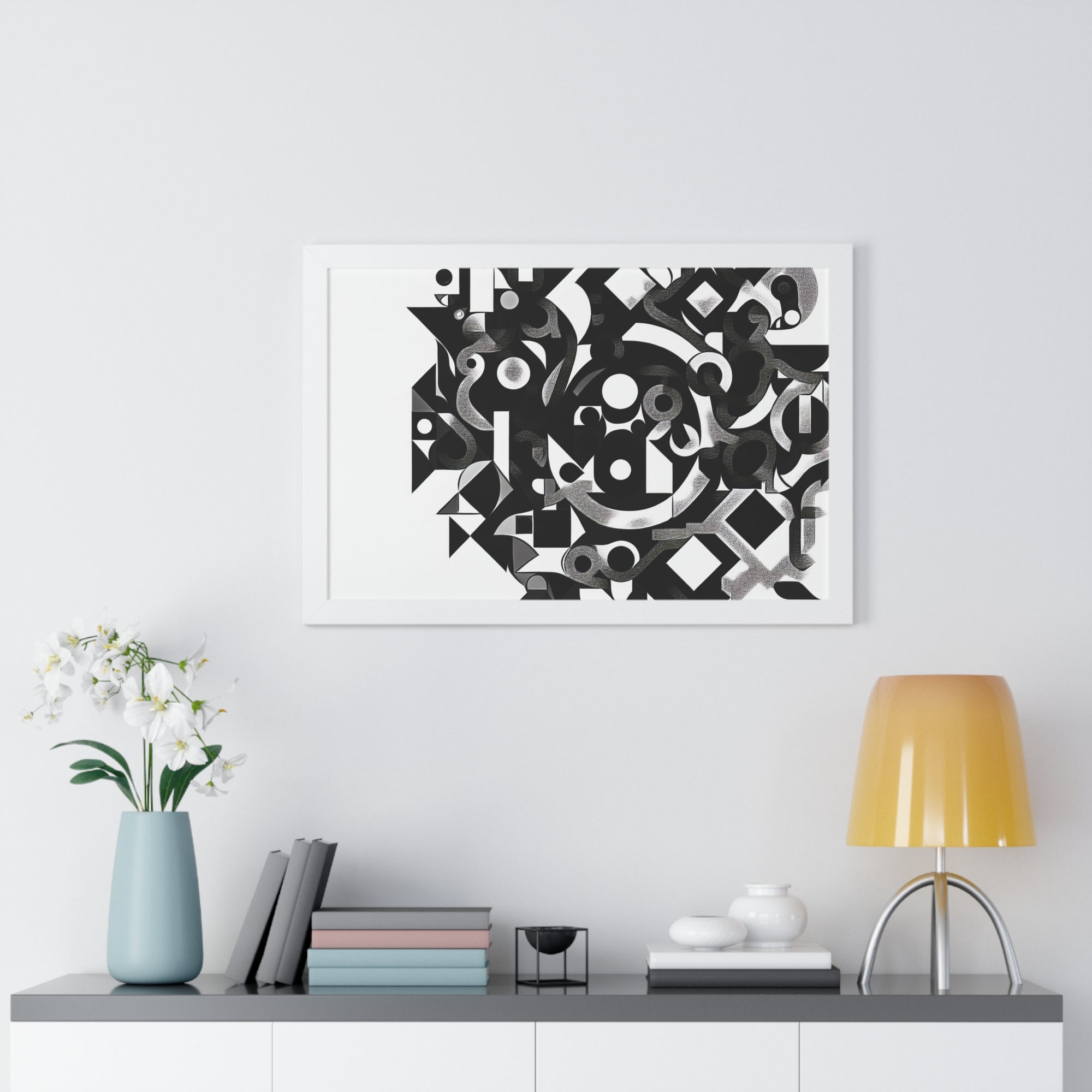 Eclipse of Contrast | Framed Print