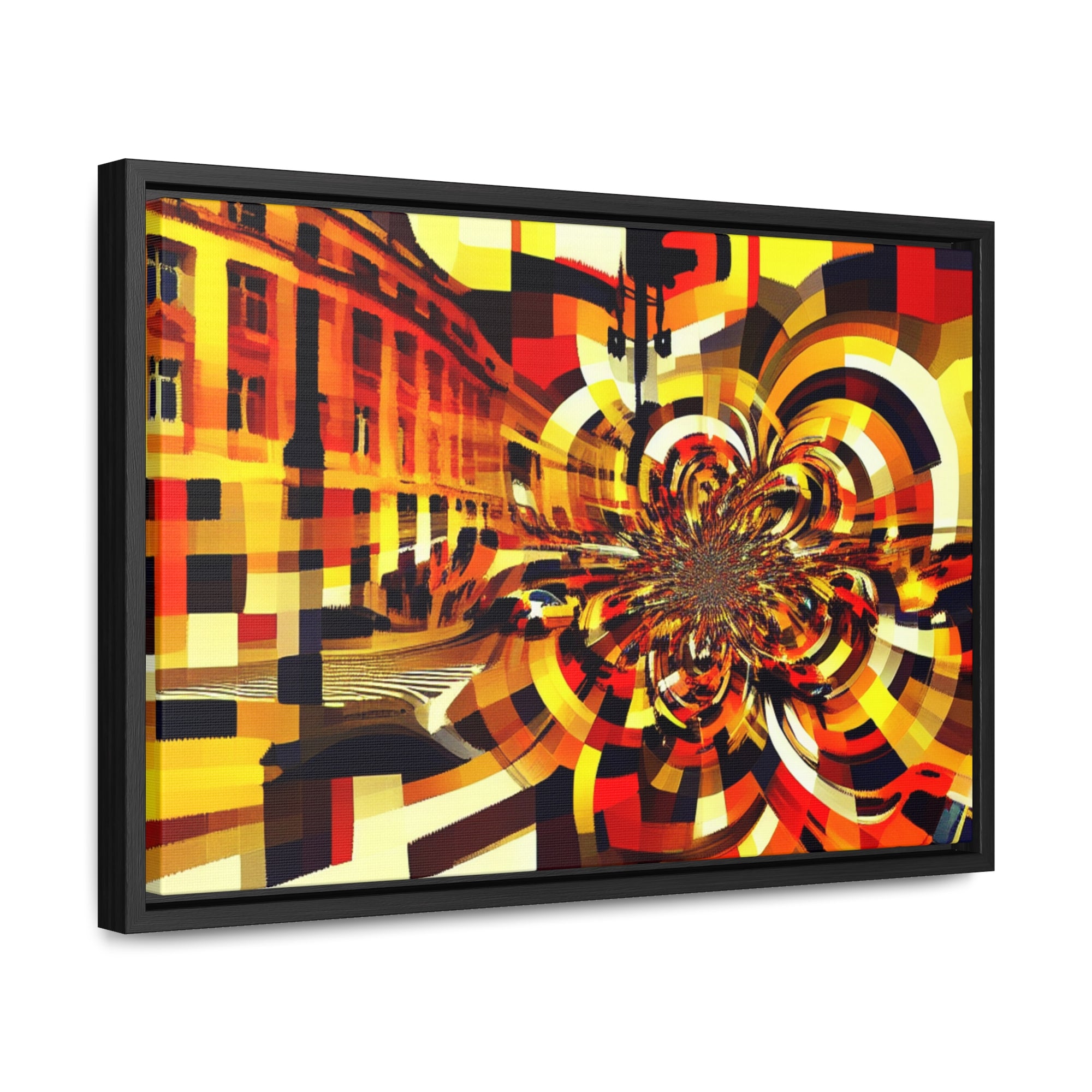 Urban Rhythm and Pulse | Framed Canvas