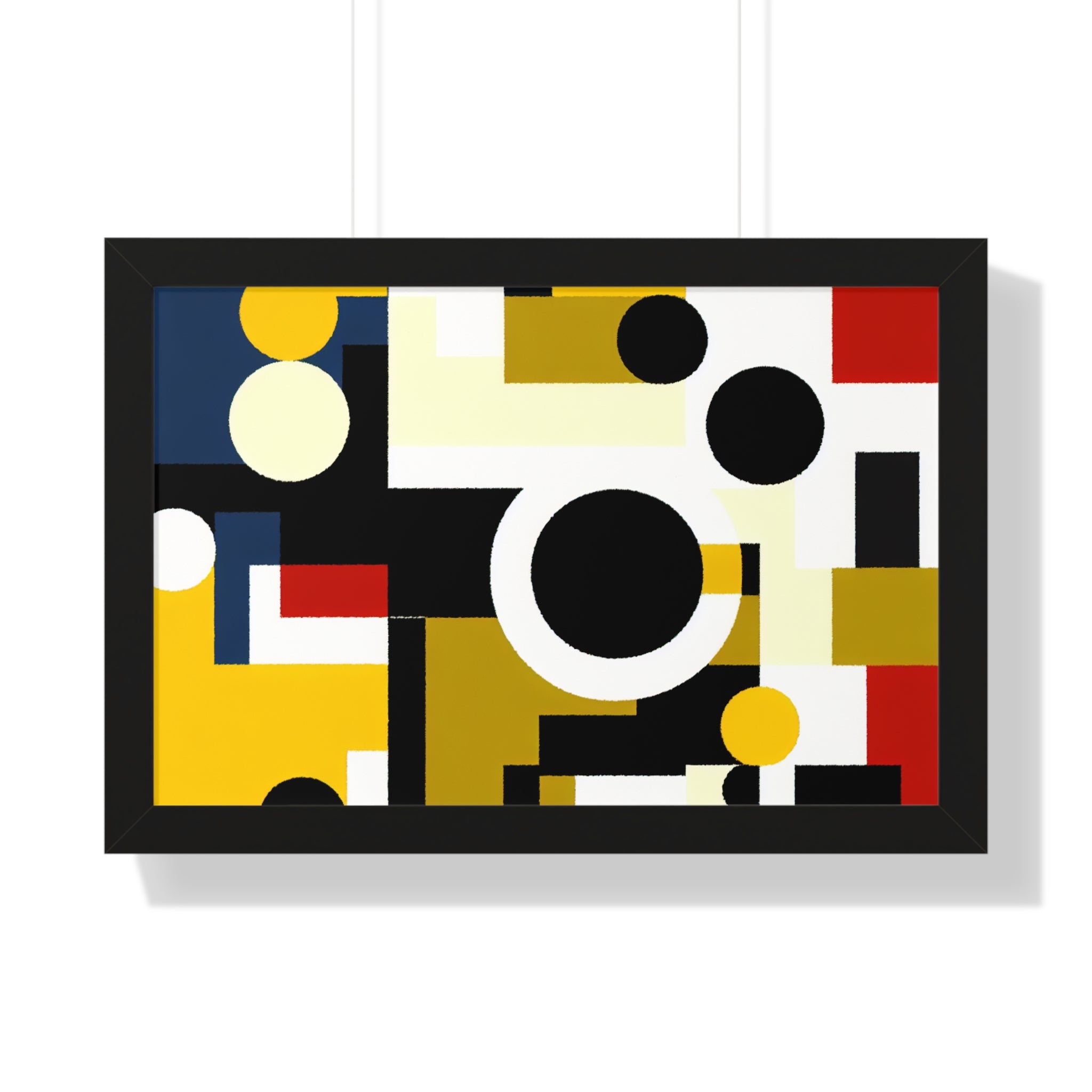 Energized Geometric Harmony | Framed Print