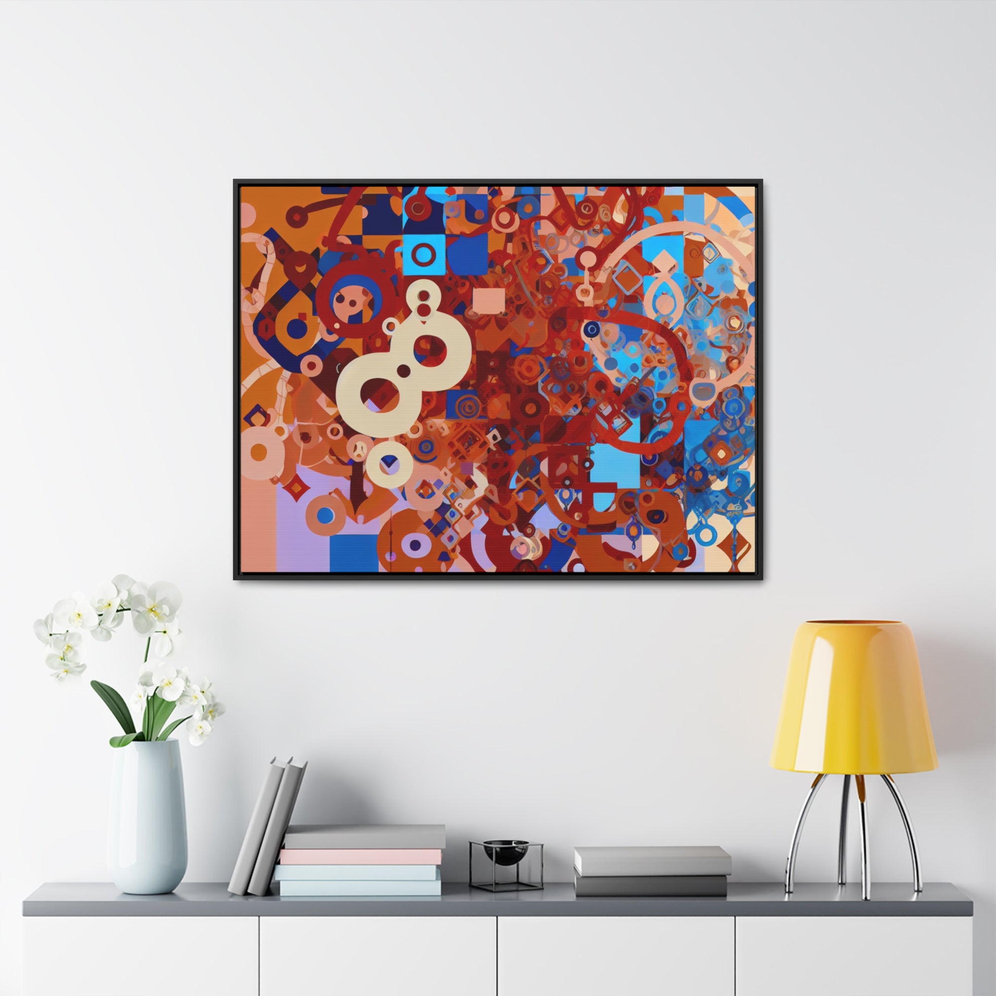 Kaleidoscope Dreams and Whimsy | Framed Canvas