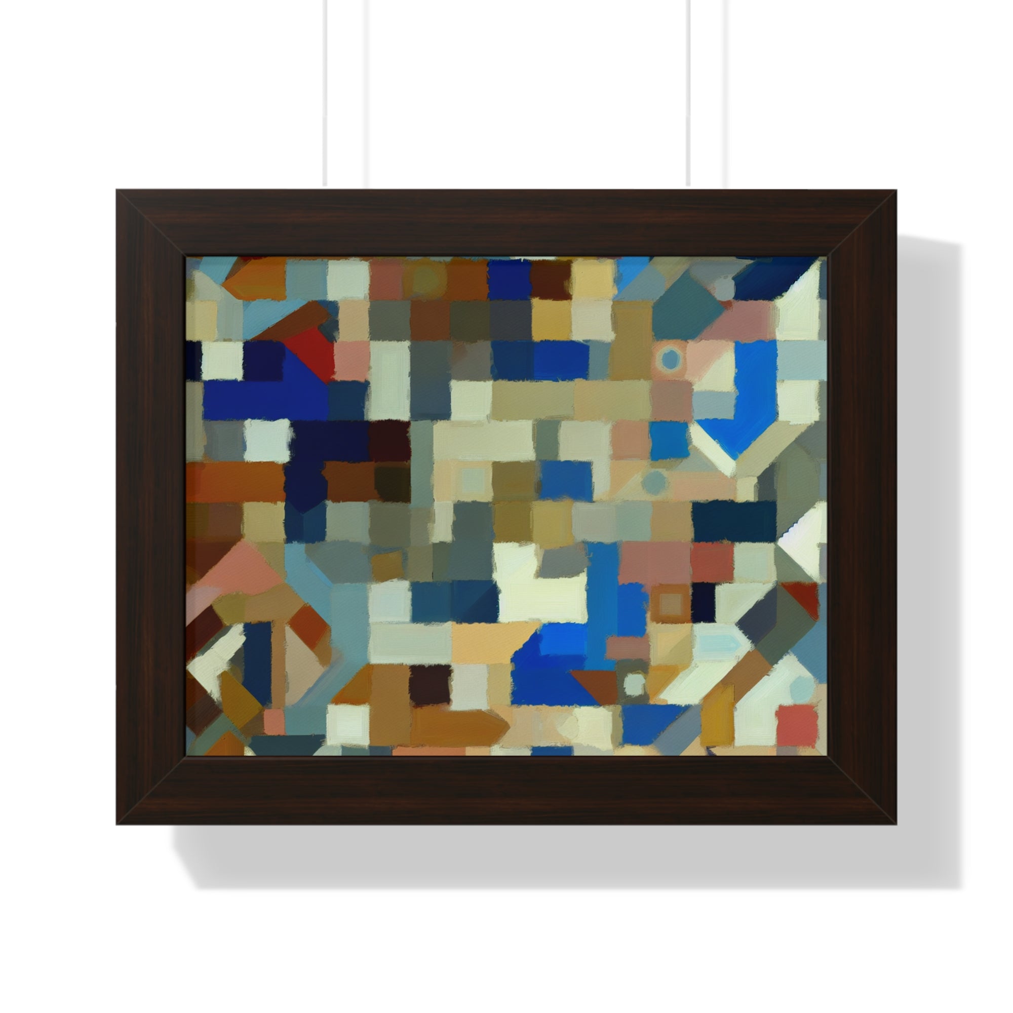 Fractured Symphony of Color | Framed Print