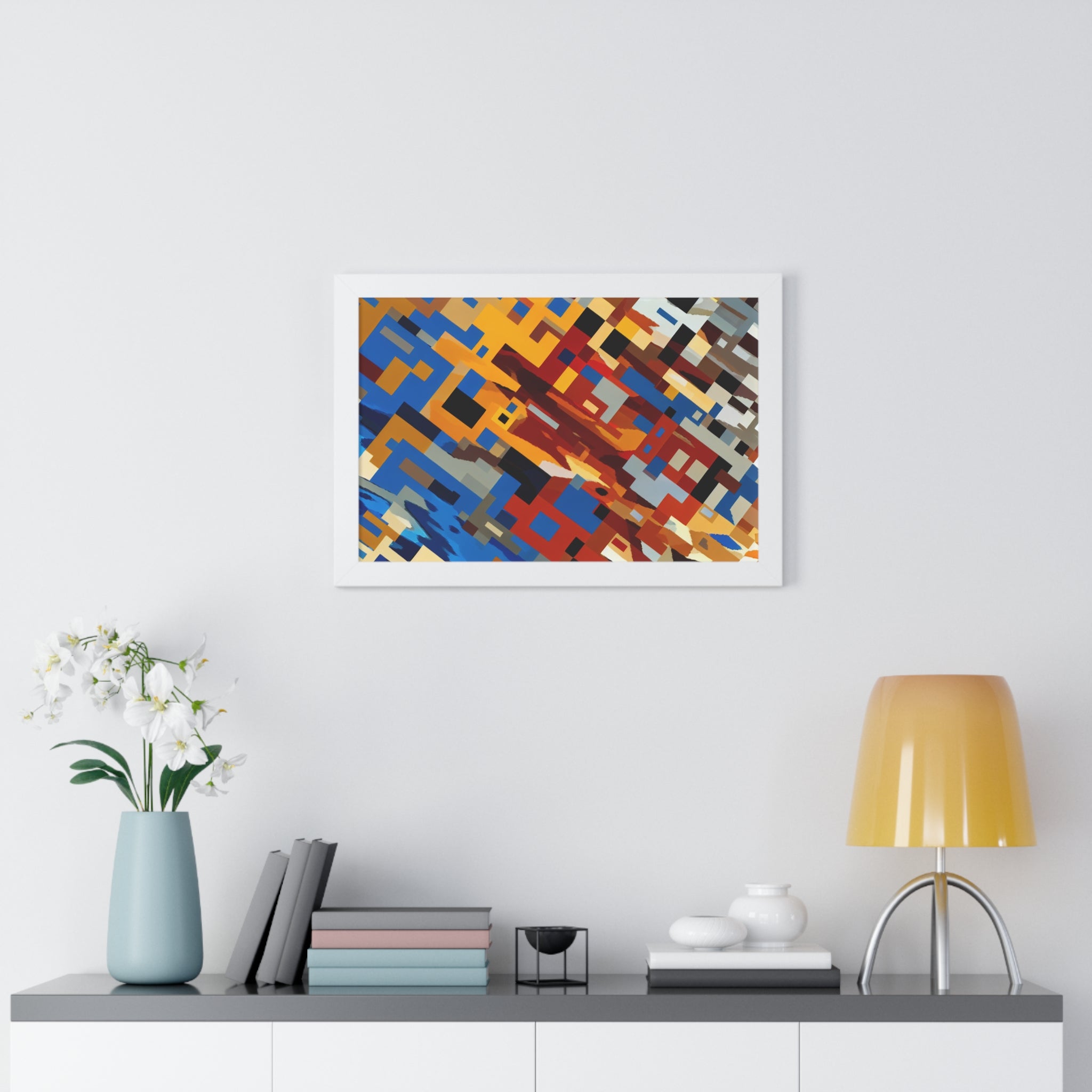 Urban Pulse and Shadows | Framed Print