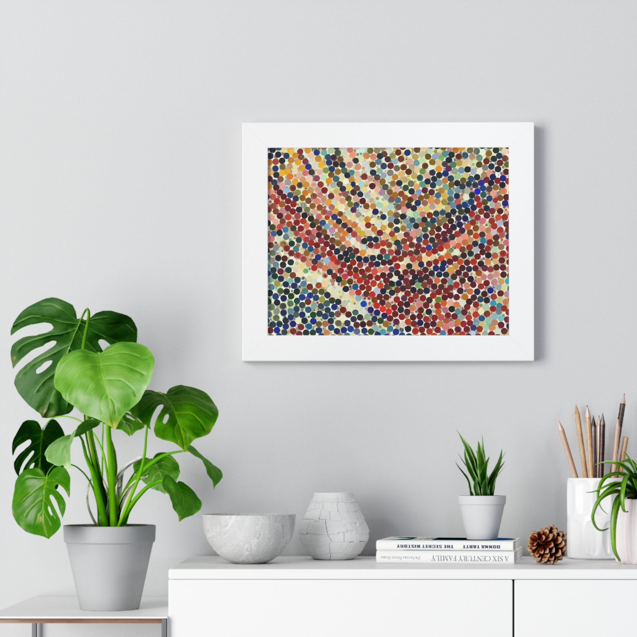 Waves of Colorful Whispers | Framed Print