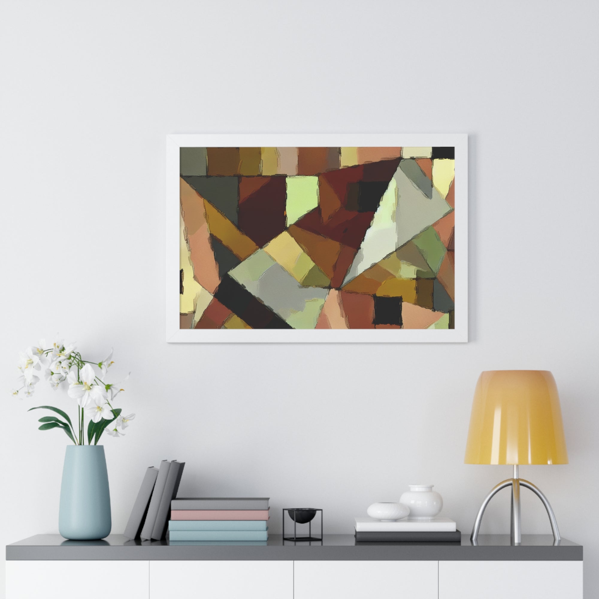 Fractured Earth and Rhythm | Framed Print