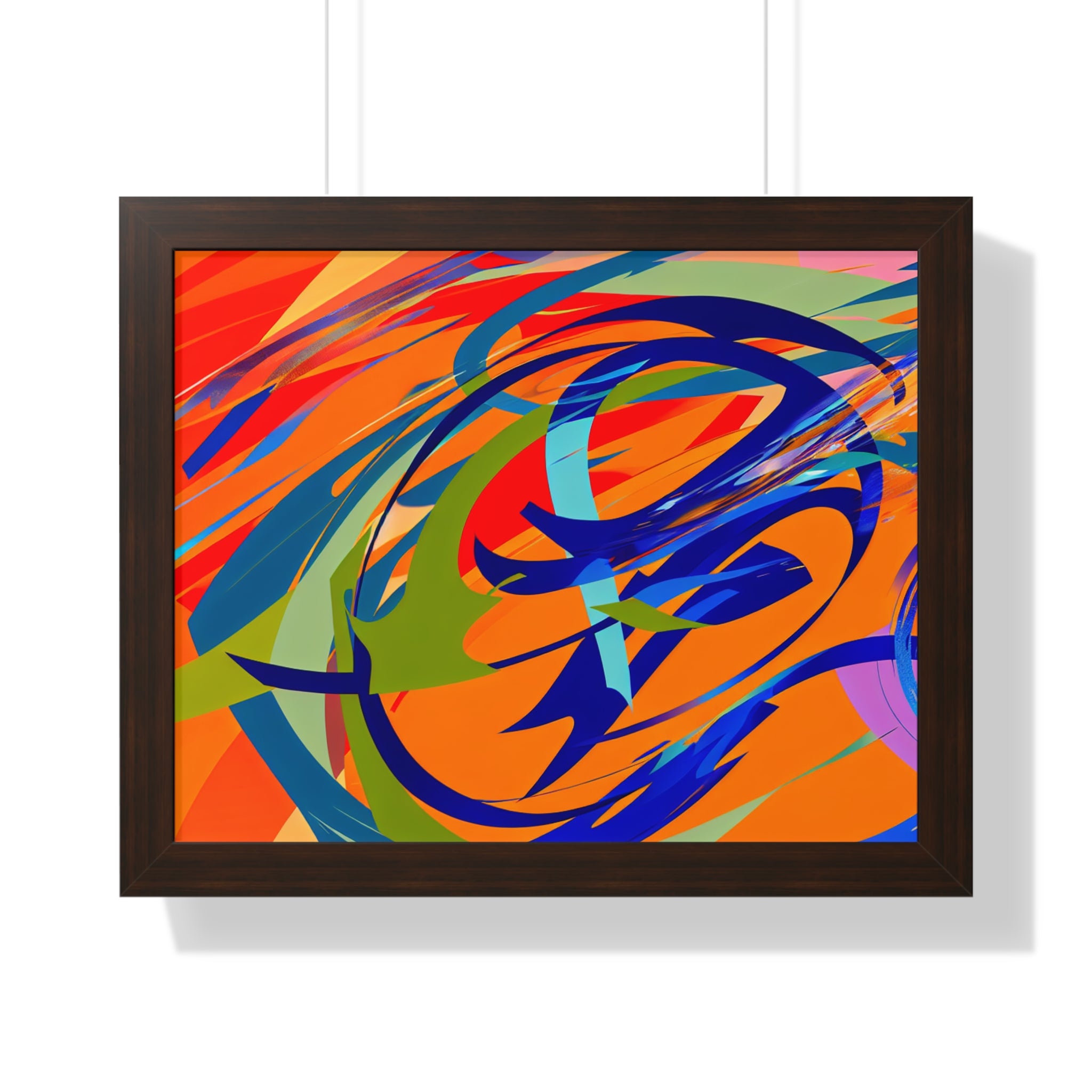 Chromatic Reverie and Motion | Framed Print