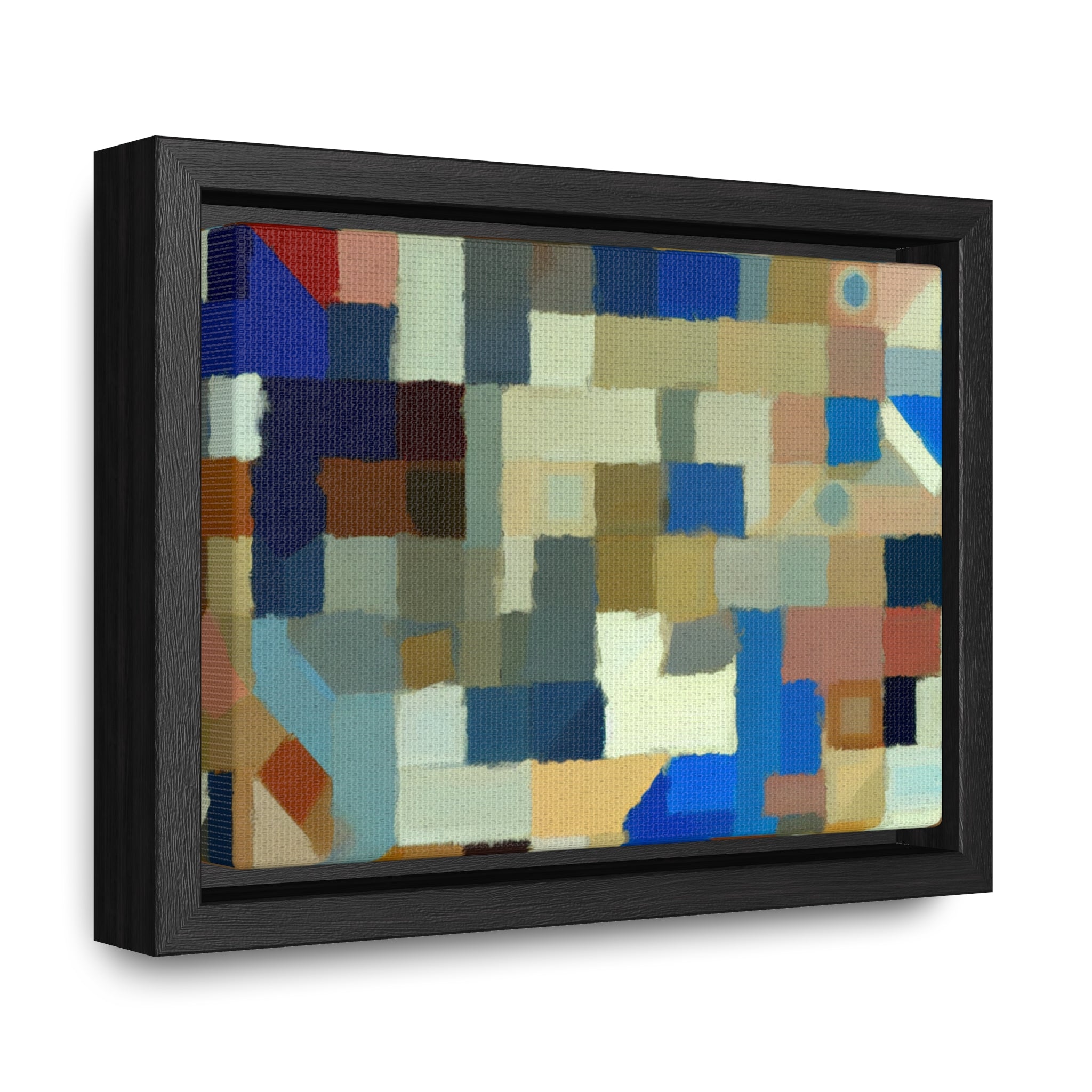 Fractured Symphony of Color | Framed Canvas