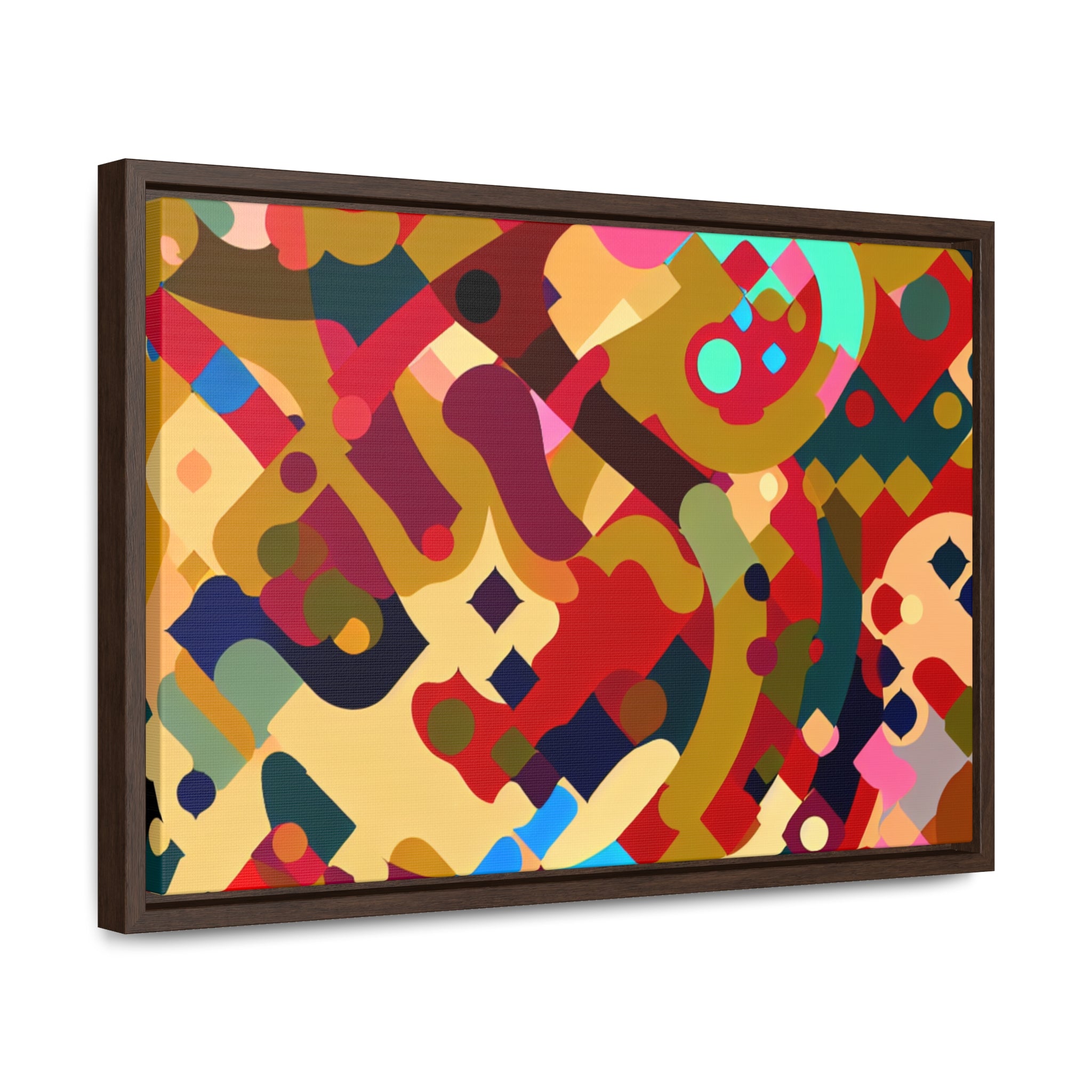 Whispers of Color and Form | Framed Canvas