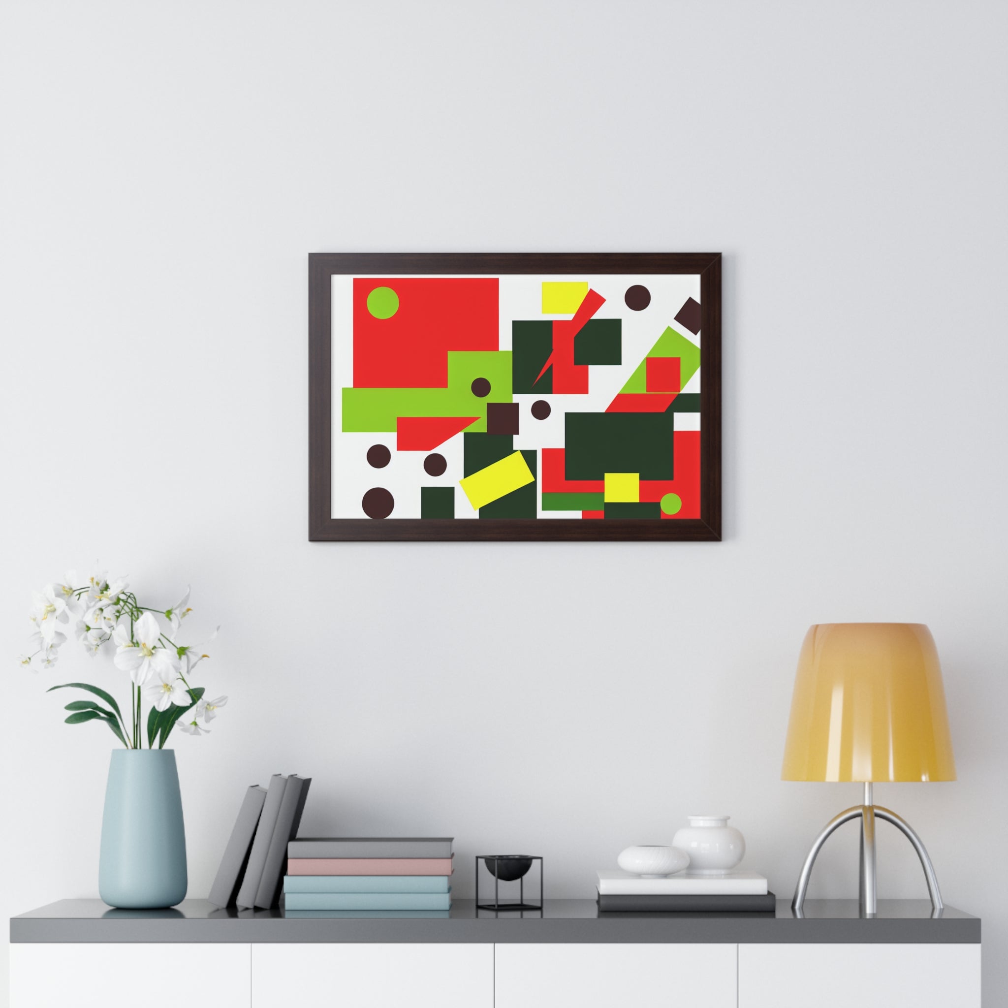 Chromatic Chaos and Order | Framed Print