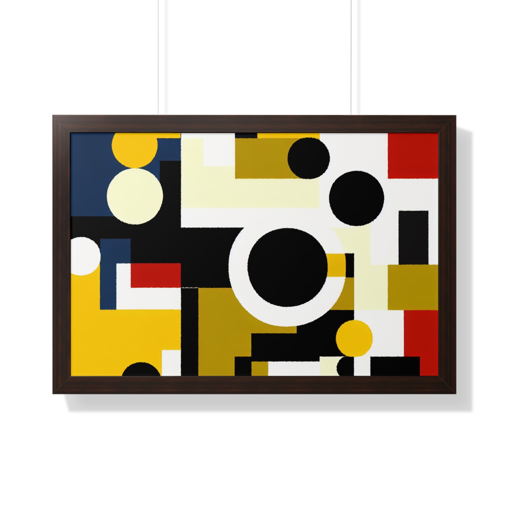 Energized Geometric Harmony | Framed Print