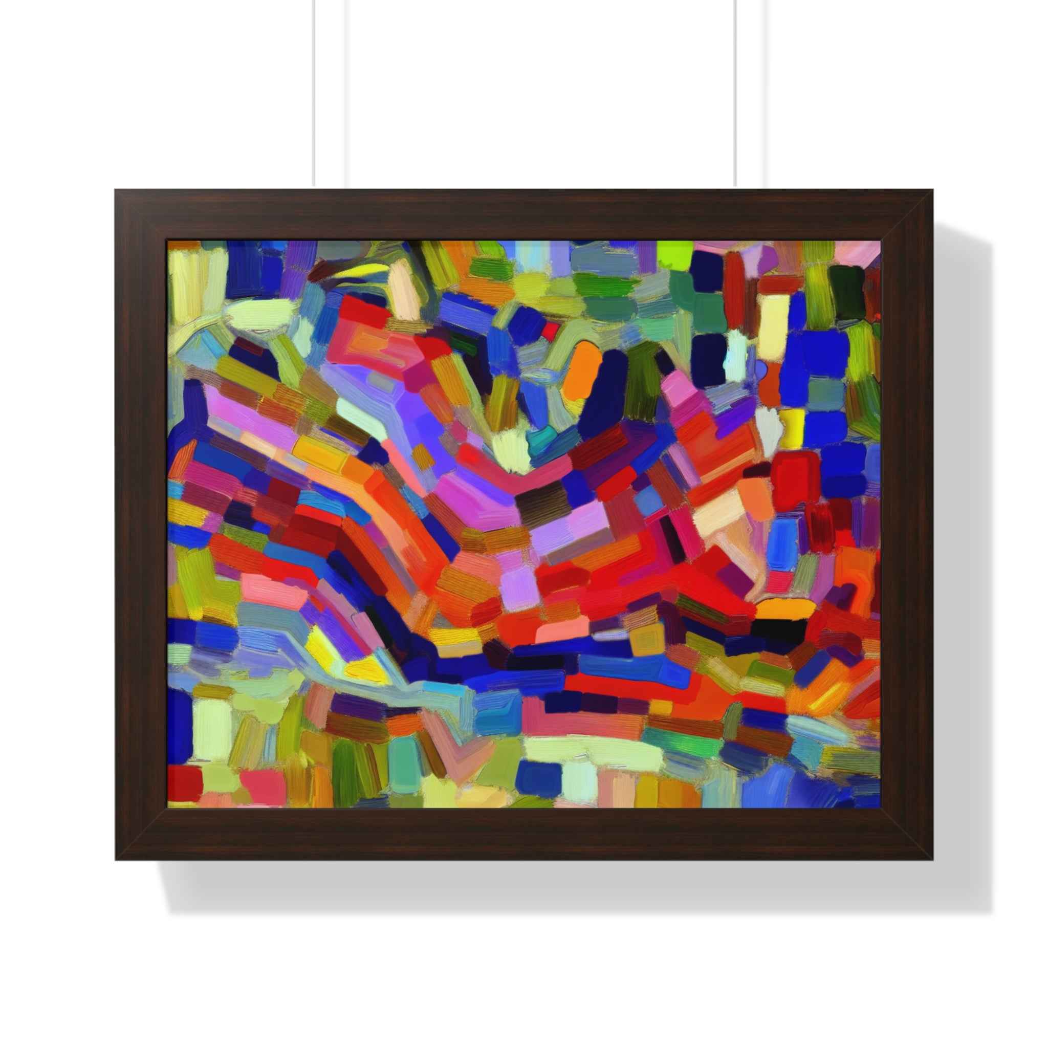 Vivid Echoes in Motion | Framed Print