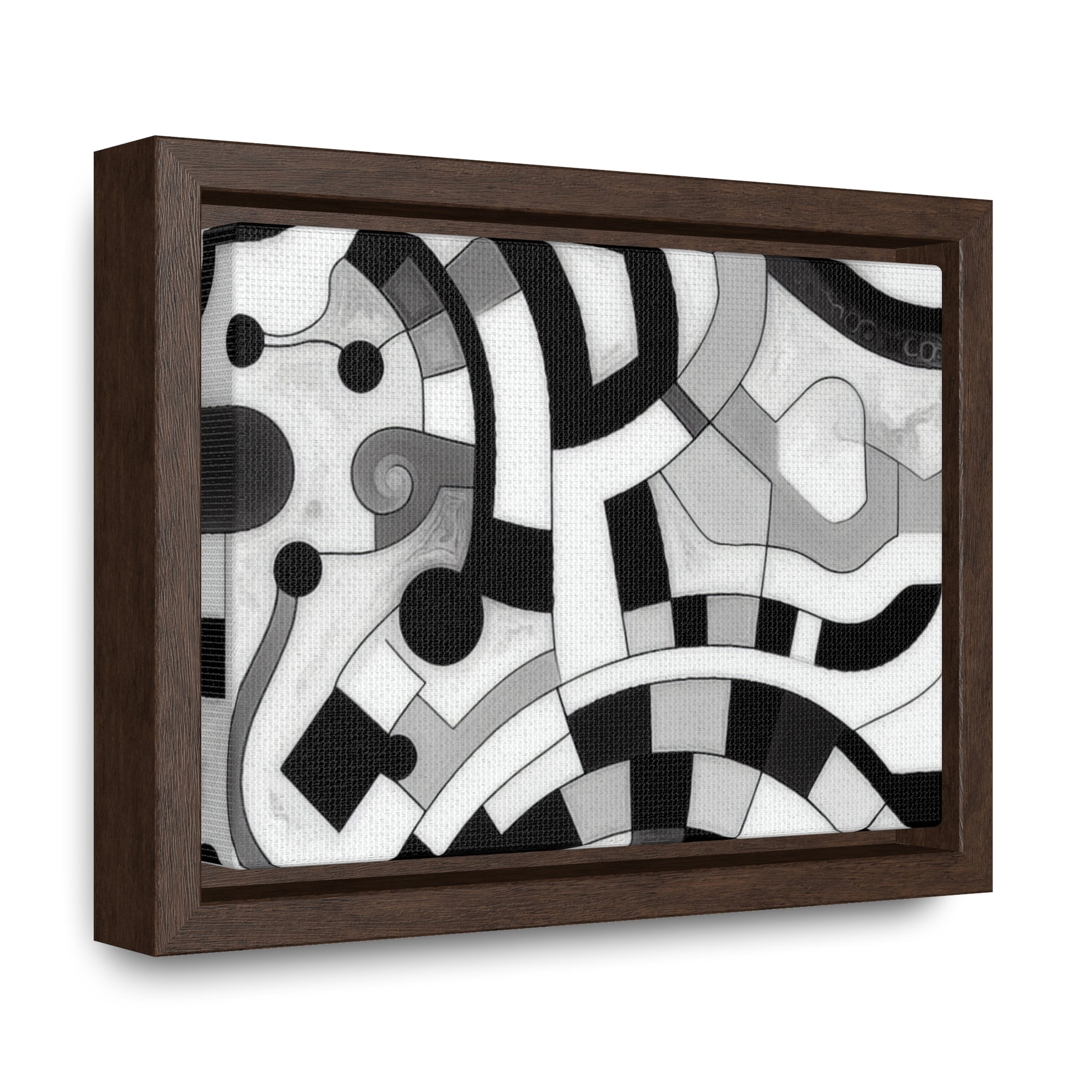 Rhythm of Shadows | Framed Canvas