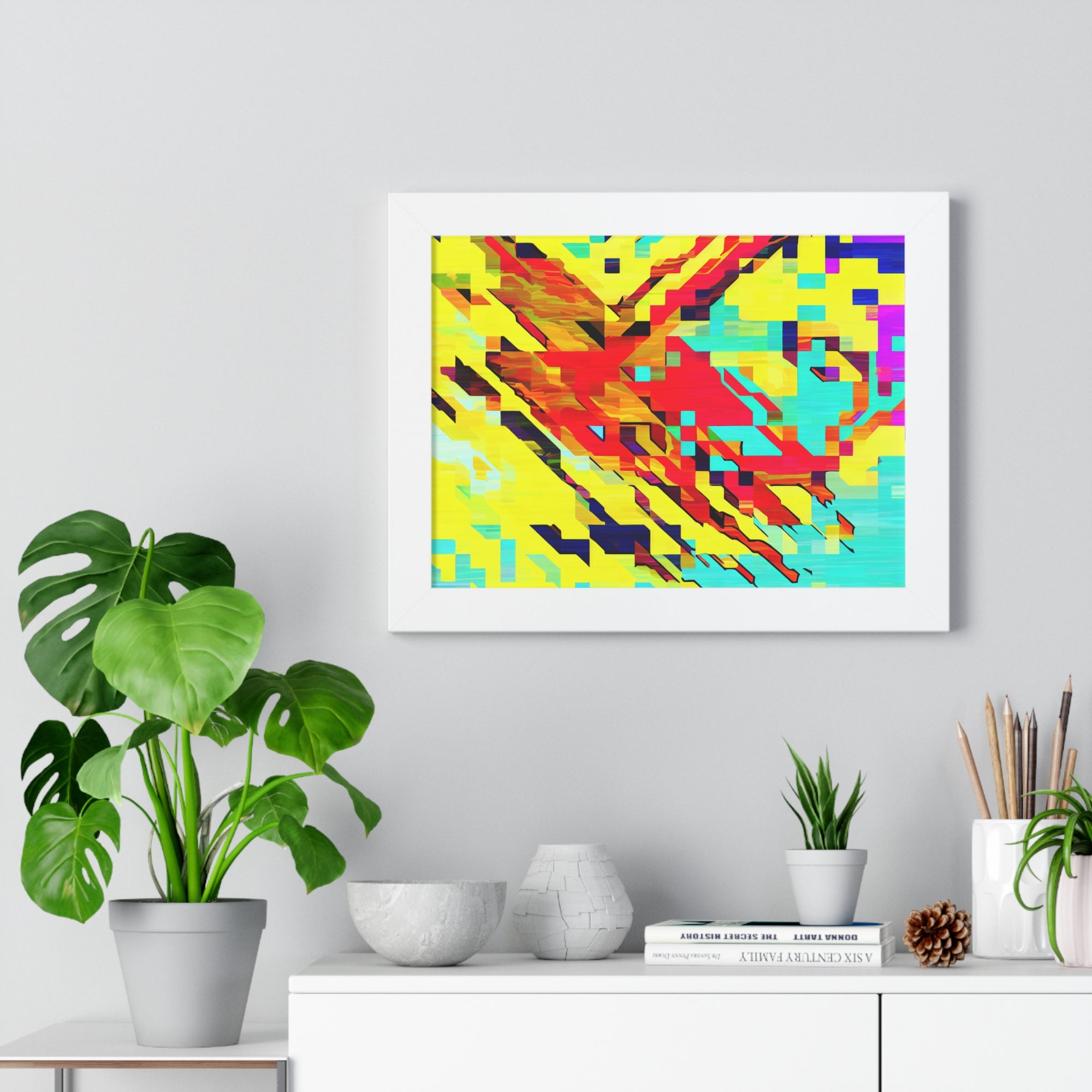 Euphoria in Pixels | Framed Print