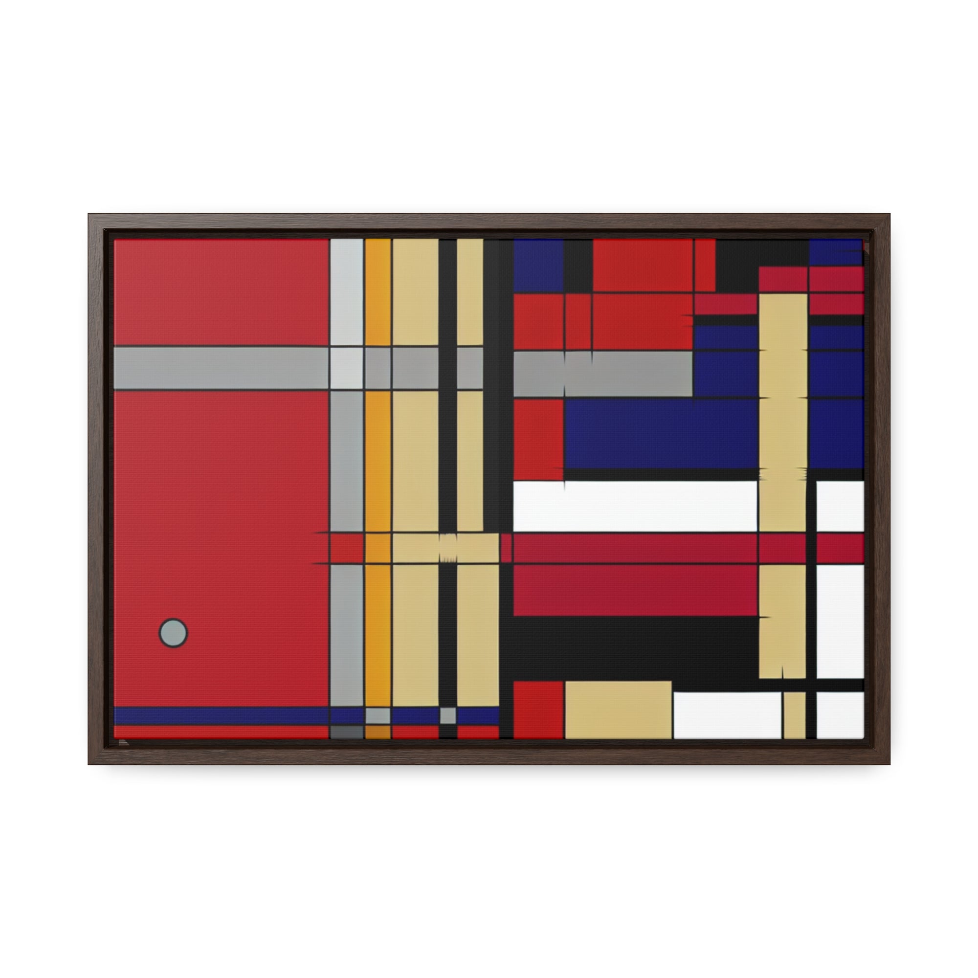 Dynamic Harmony of Shapes | Framed Canvas