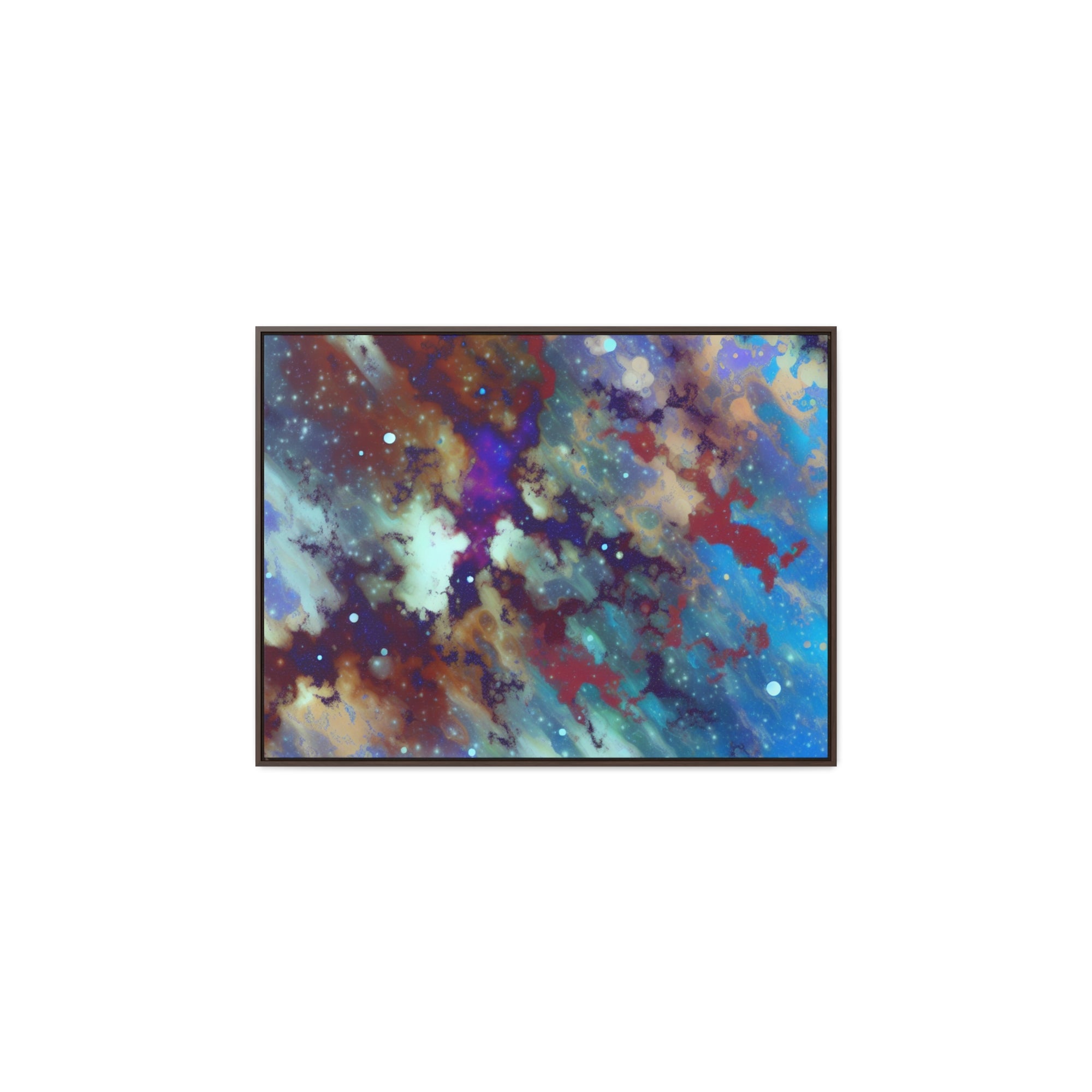 Stellar Whispers and Cosmic Dreams | Framed Canvas