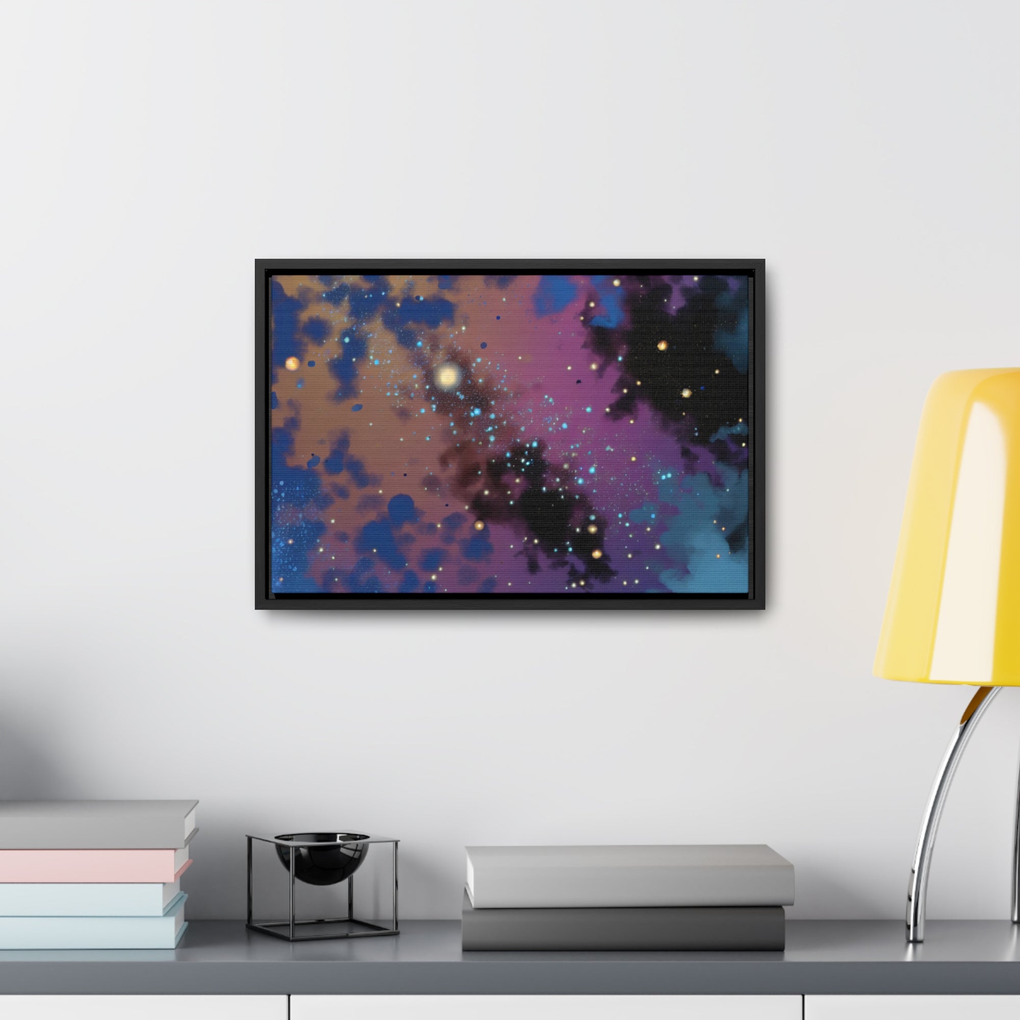 Galactic Whispers and Dreams | Framed Canvas