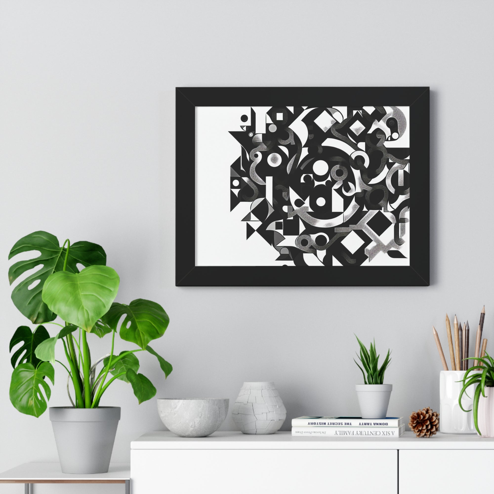 Eclipse of Contrast | Framed Print