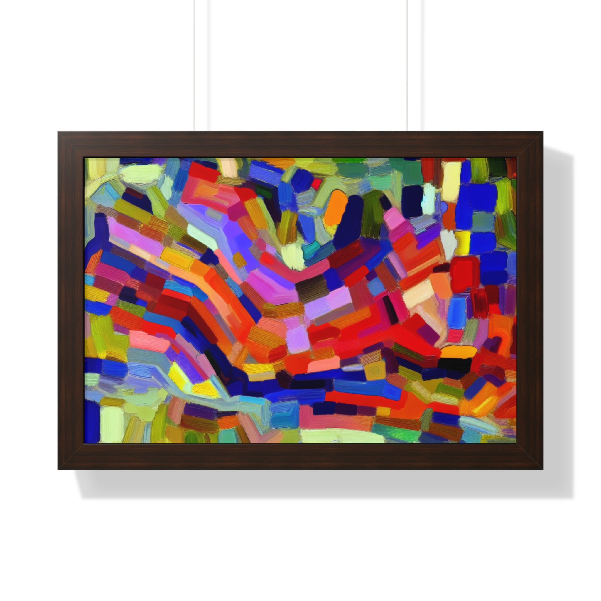 Vivid Echoes in Motion | Framed Print