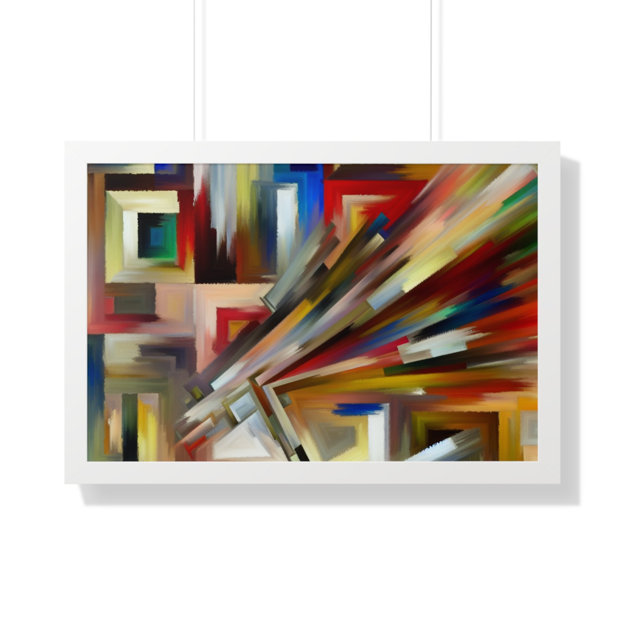 Urban Velocity and Chaos | Framed Print