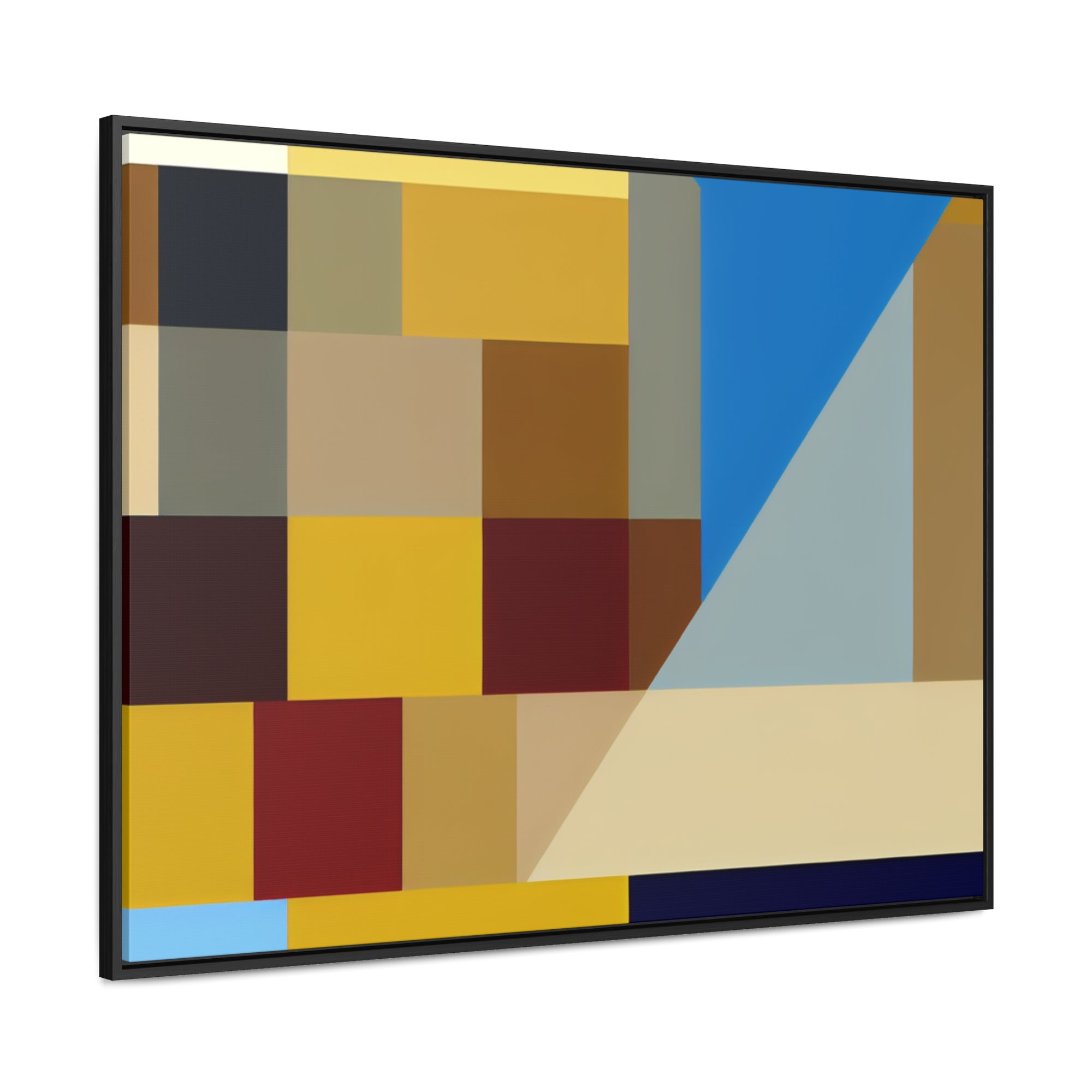 Colorful Geometric Symphony | Framed Canvas