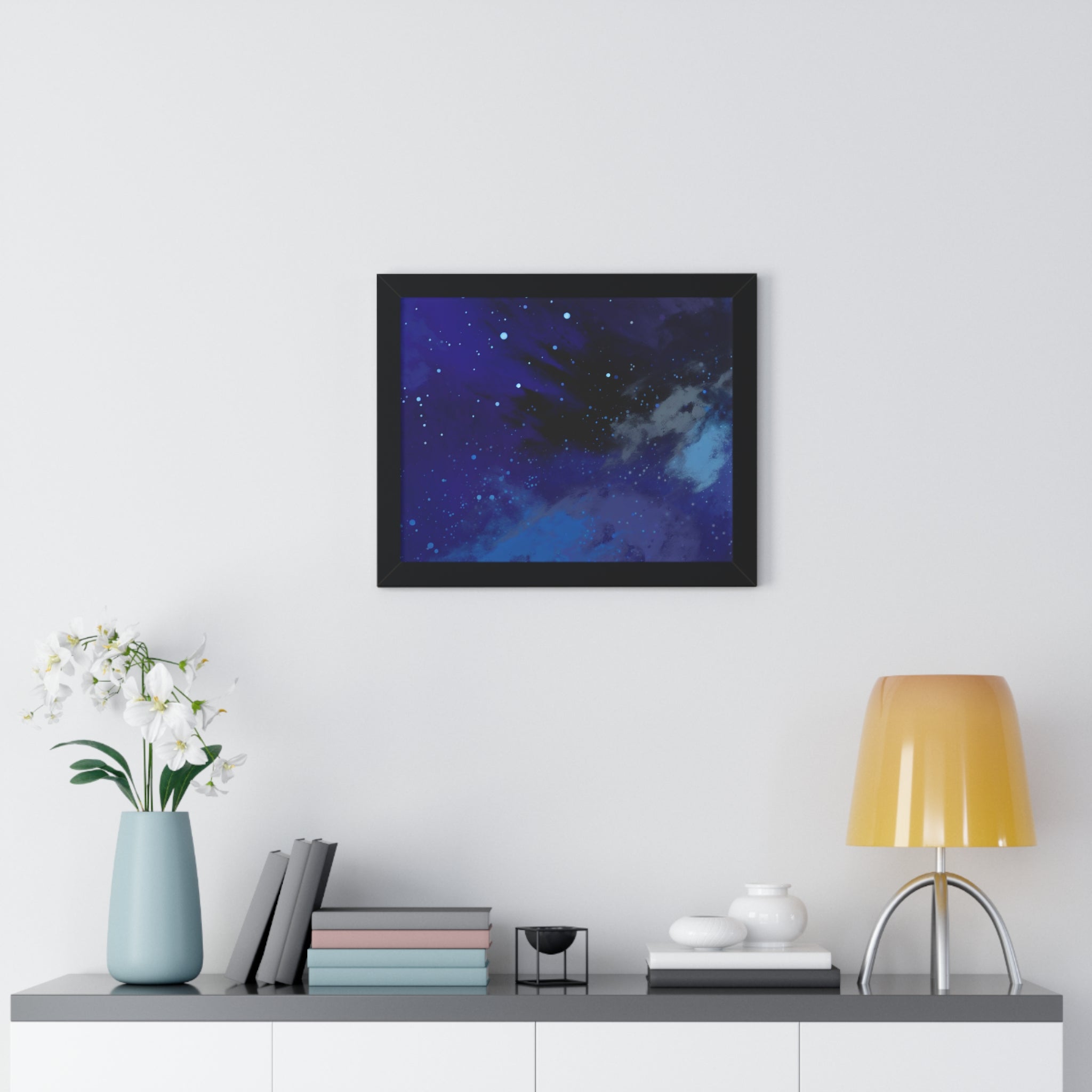 Ethereal Celestial Whirlwind | Framed Print