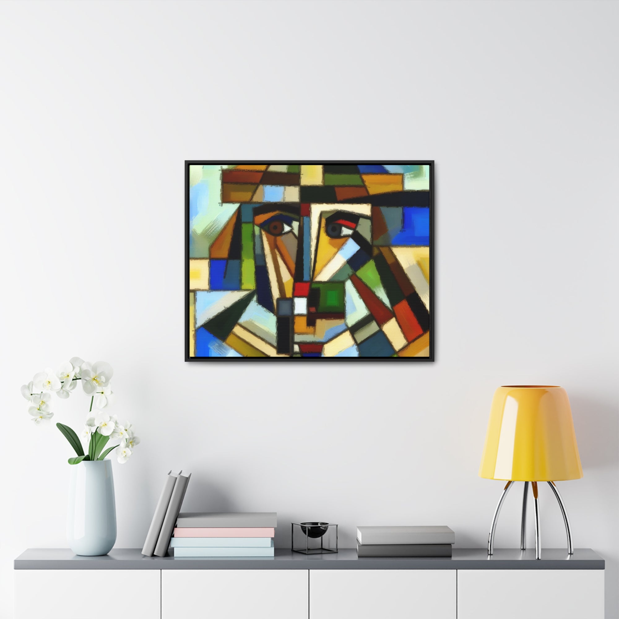 Shattered Reflections and Echoes | Framed Canvas