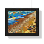 Tidal Whispers and Sunlight | Framed Print